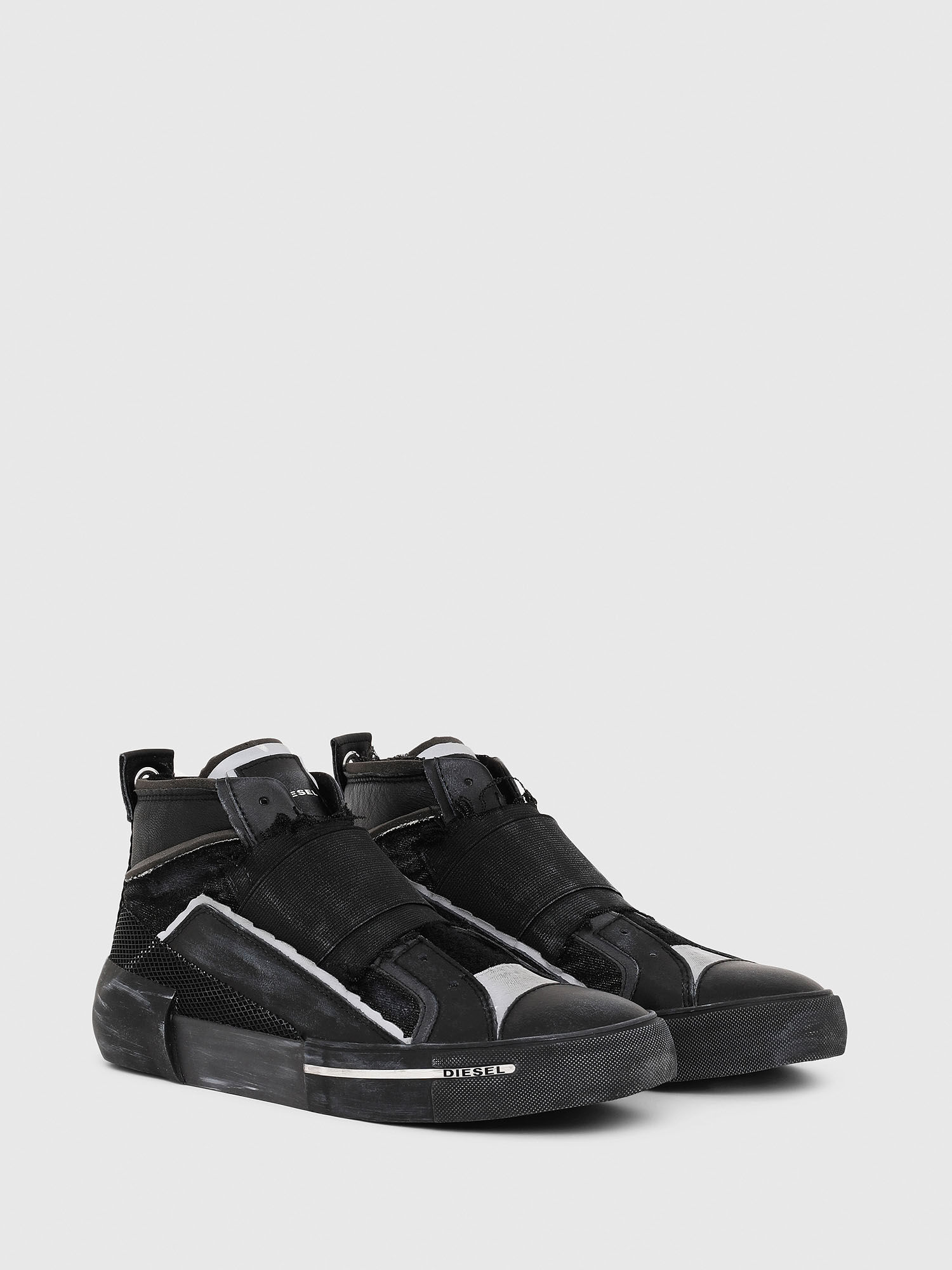 S DESE DEC Men High slip on sneakers in denim Diesel