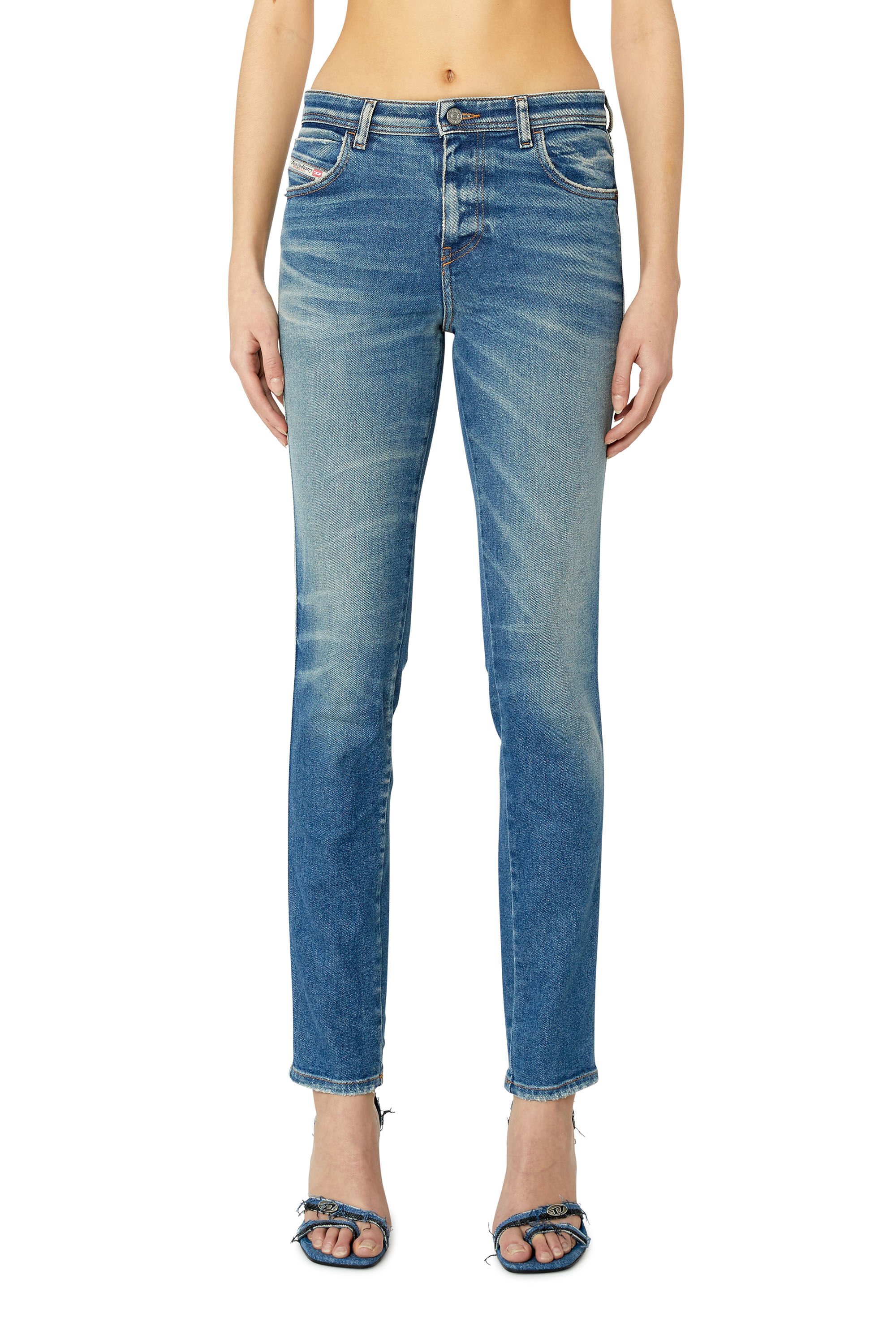 Diesel - 2015 Babhila 09E88 Skinny Jeans, Azul medio - Image 3