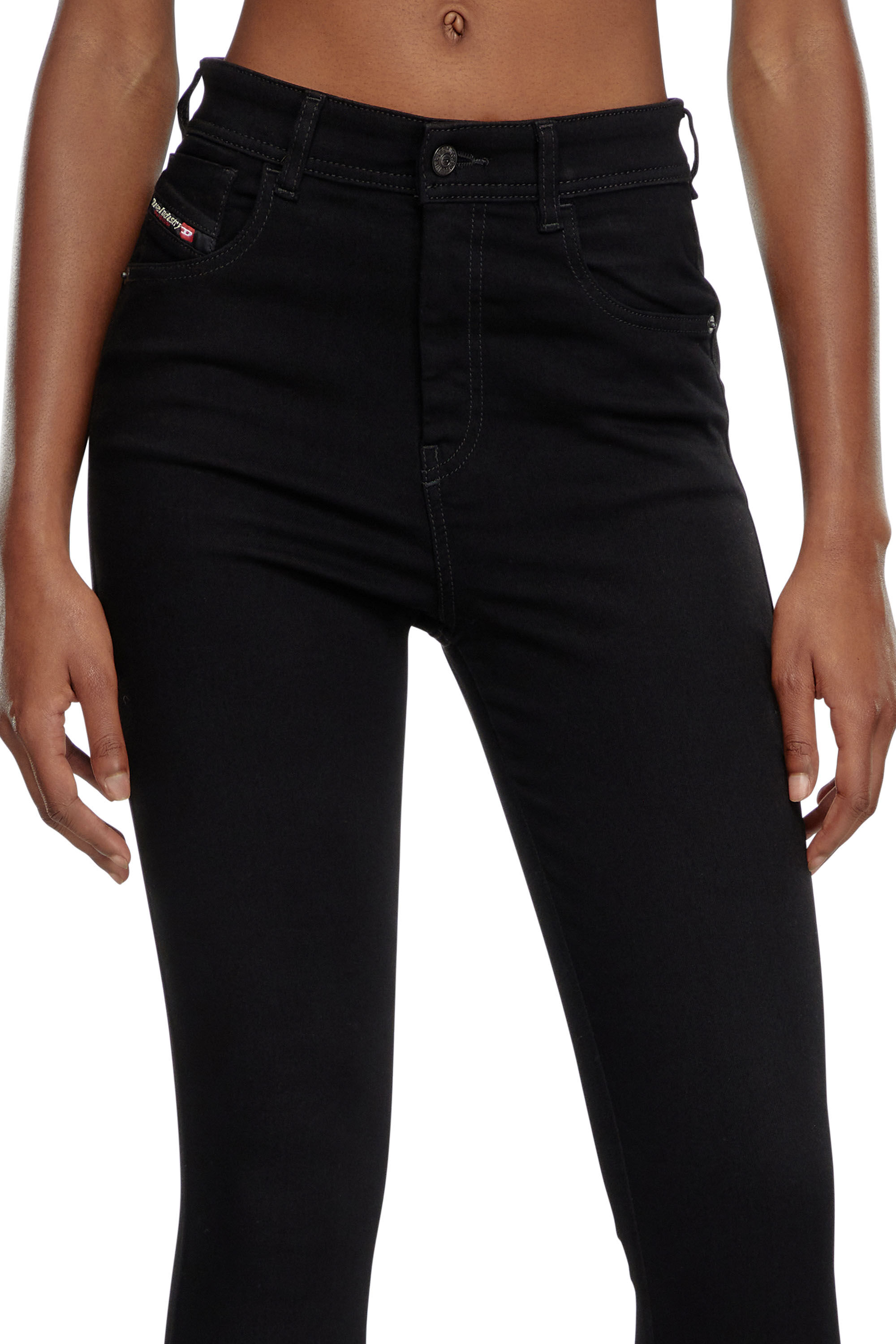 1984 SLANDY-HIGH Woman: Super Skinny Stretch Jeans | Black