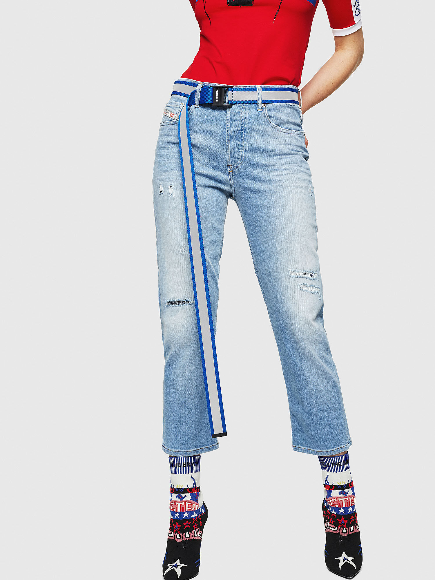 ARYEL 0890D Women Straight Light blue Jeans Diesel