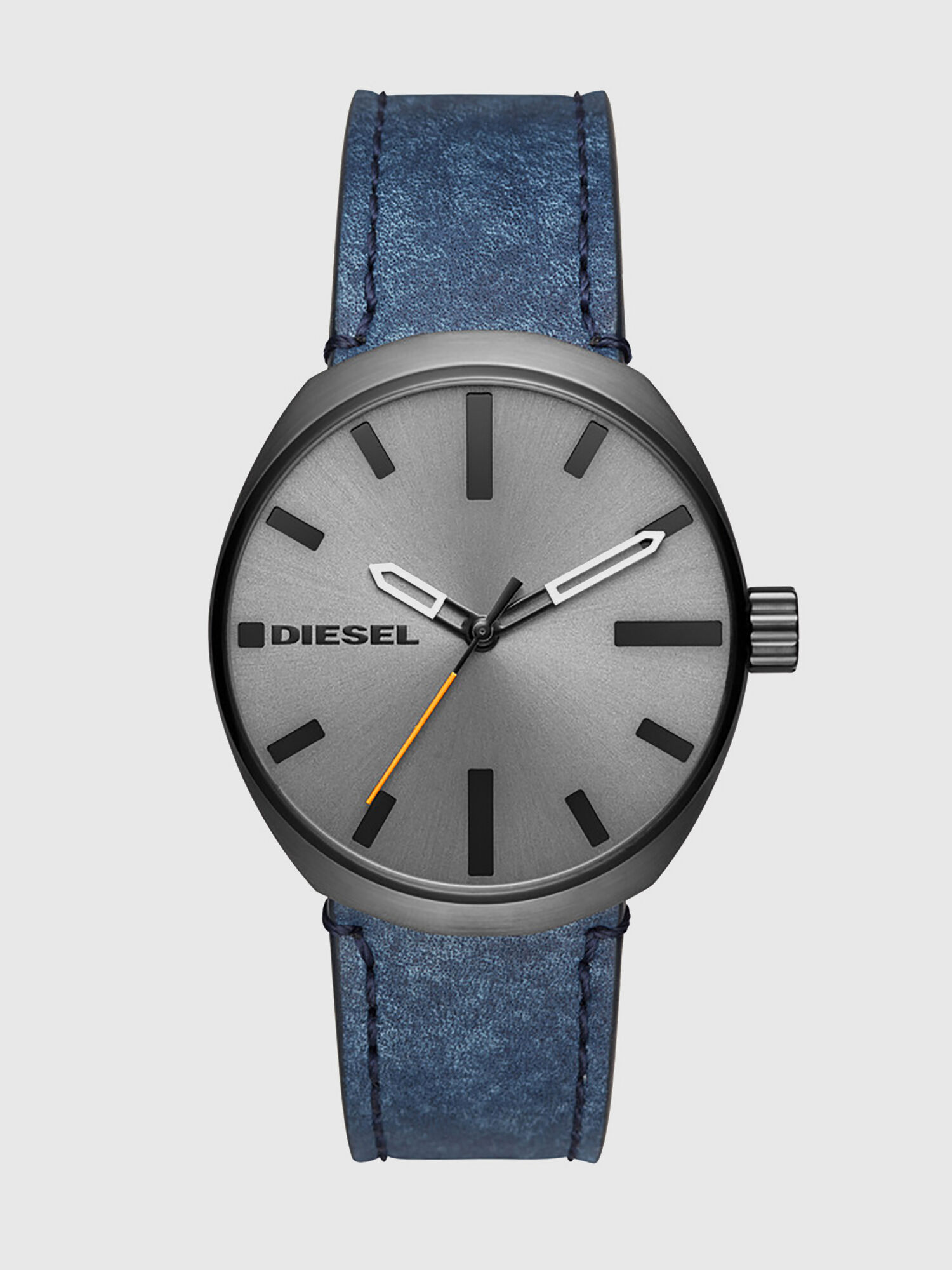 Diesel - DZ1832, Man's Klutch gray watch with denim strap, 40 mm in Blue Jeans - 1