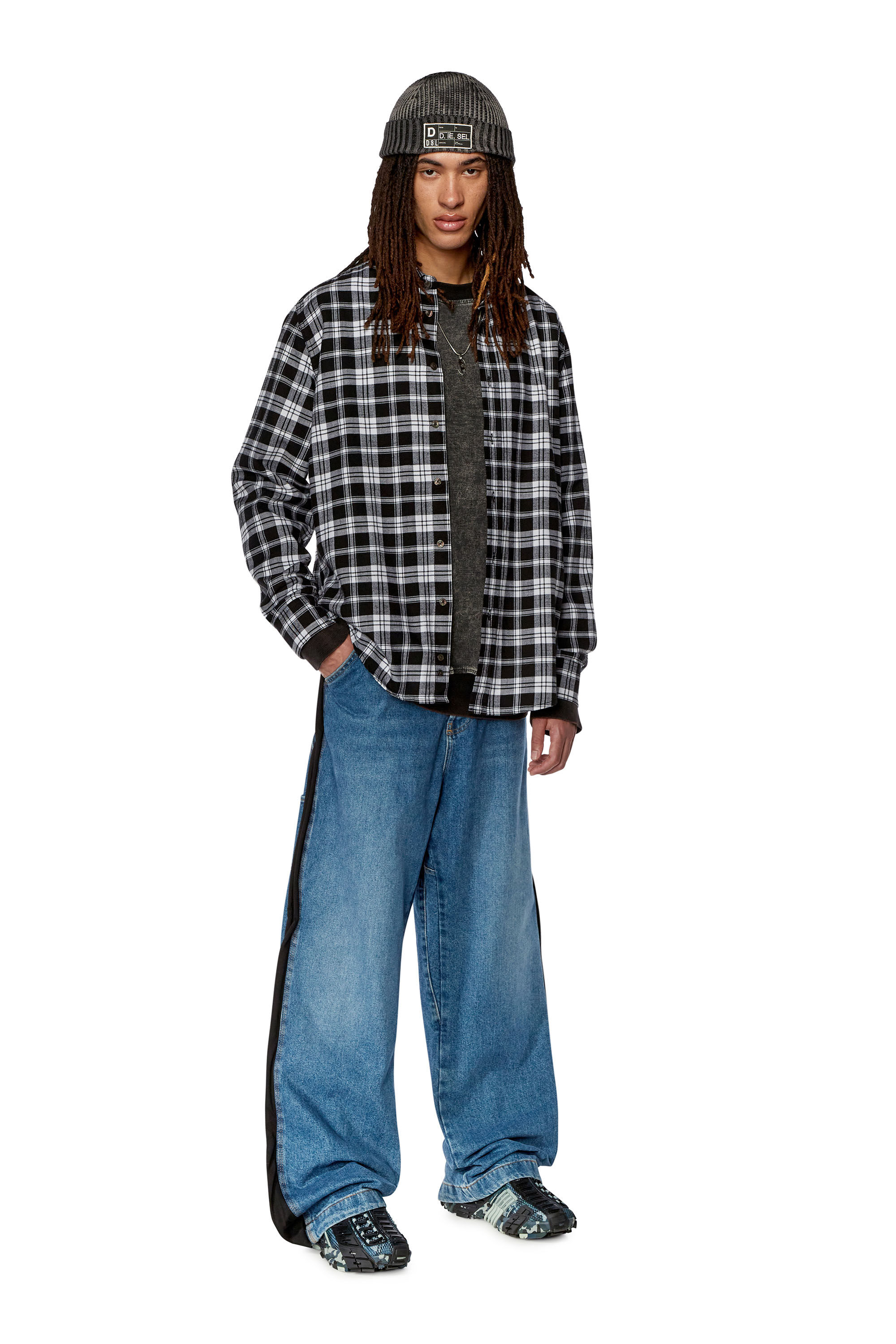 L.L Bean Wicked Good Flannel Shirt 299131 Traditional Fit Plaid Blue Men's  LARGE | eBay