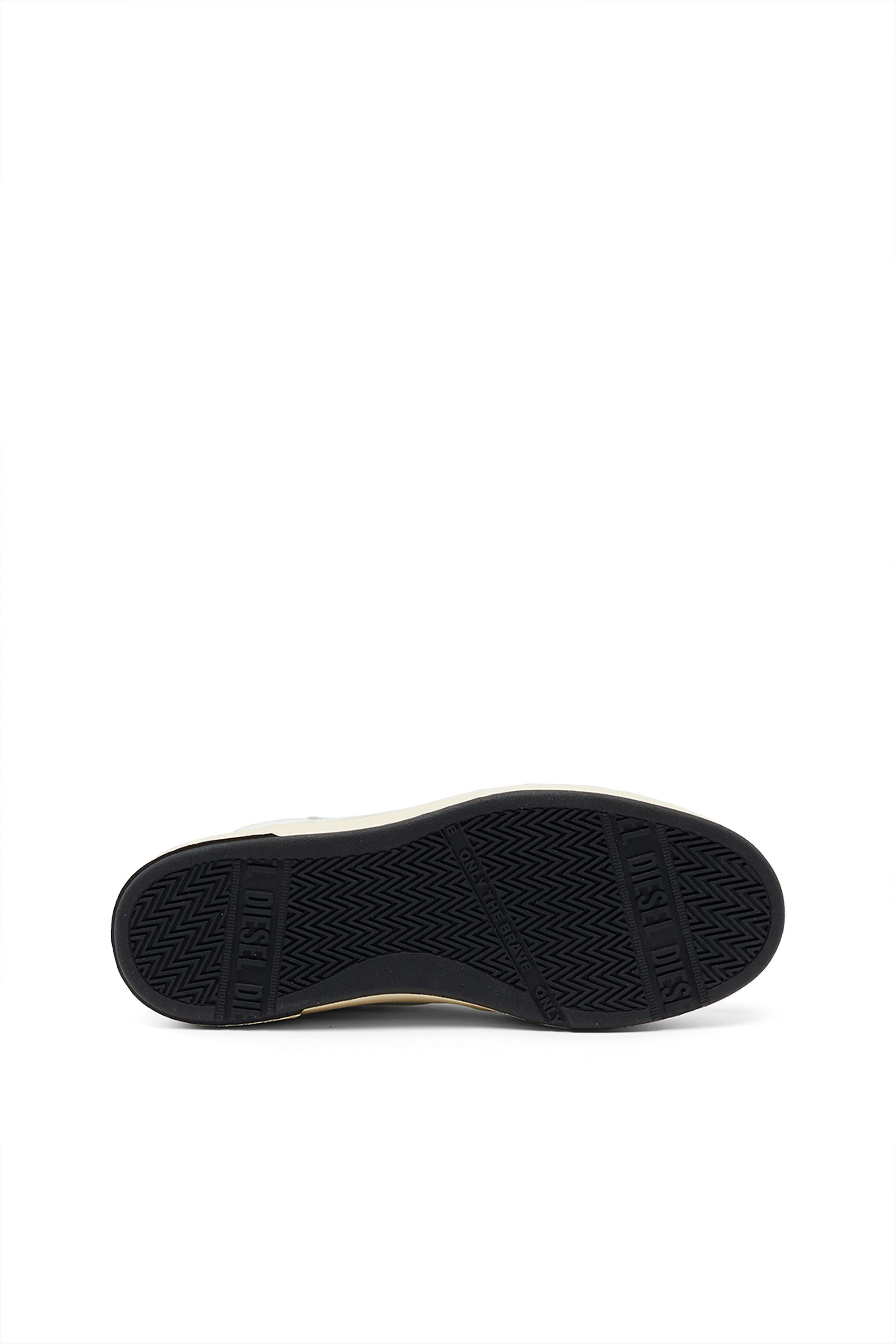 S-UKIYO MID Man: Leather high-top sneakers with D logo | Diesel
