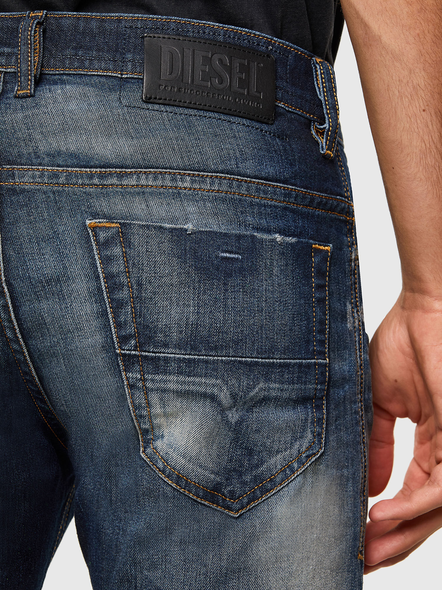 Thommer 009JT Man Slim Dark blue Jeans Diesel
