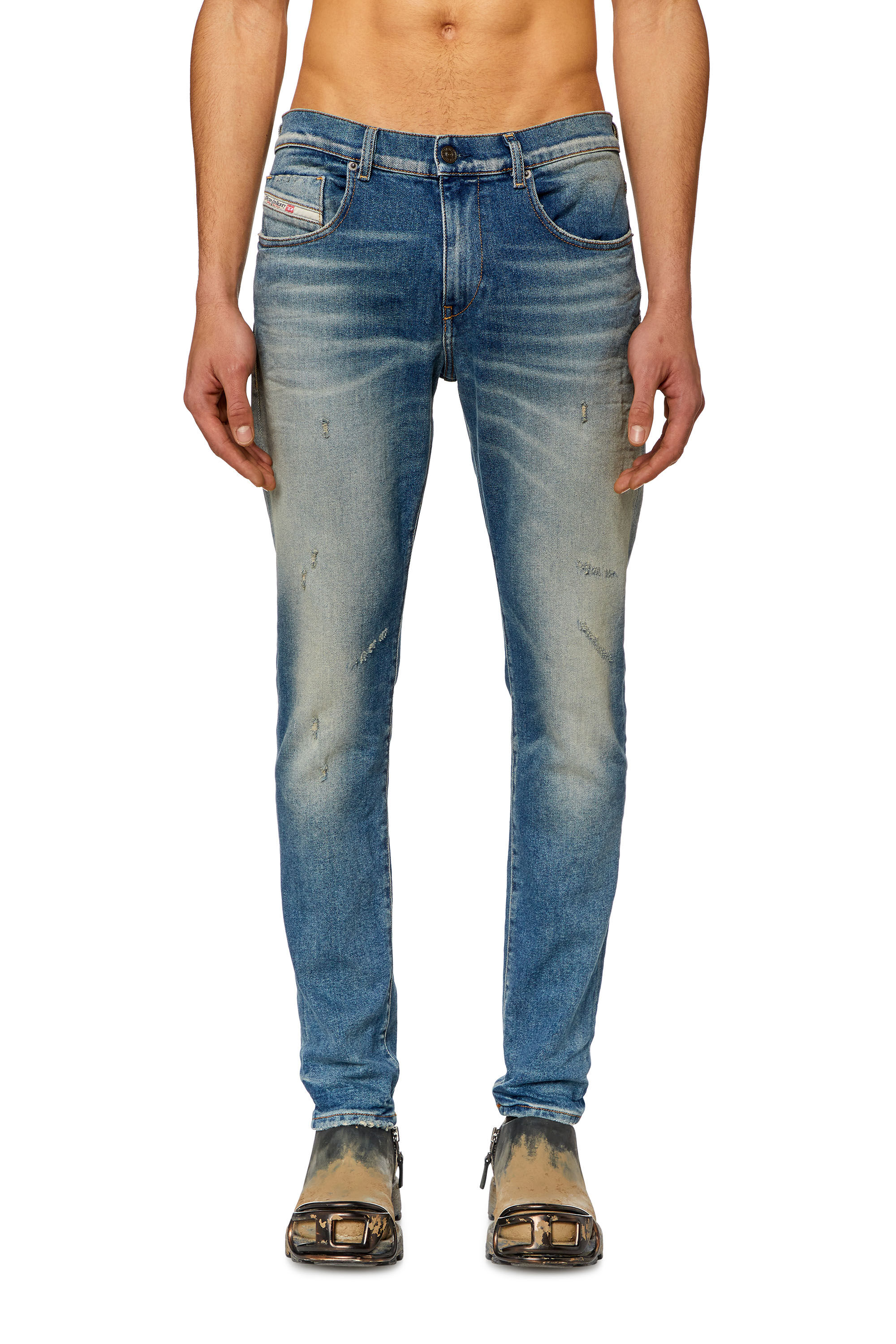 Vaqueros Hombre Slim Azul Claro Diesel 2019 D Strukt