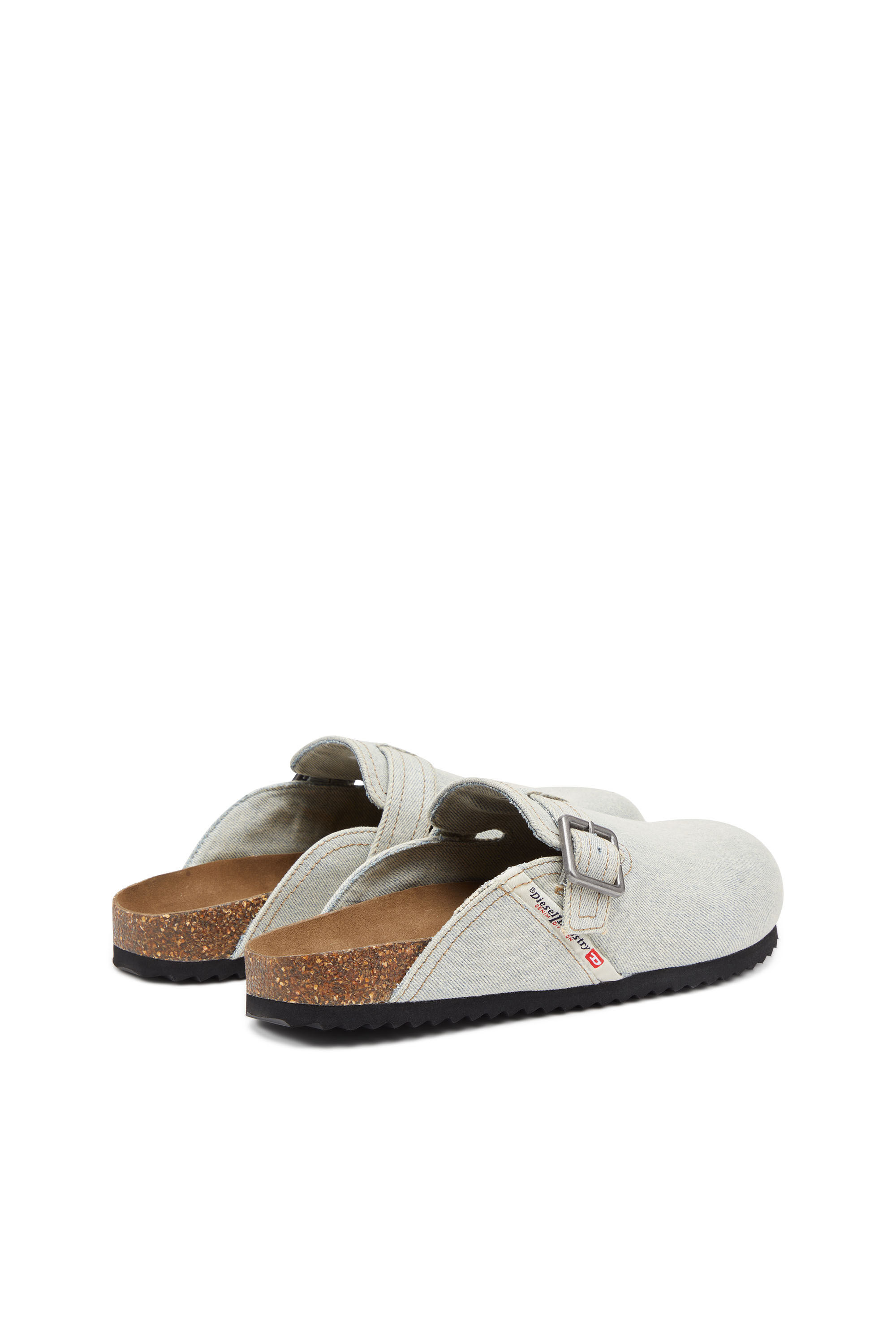 Men's D-Woodstock-Mules in faded denim | Blue | Diesel