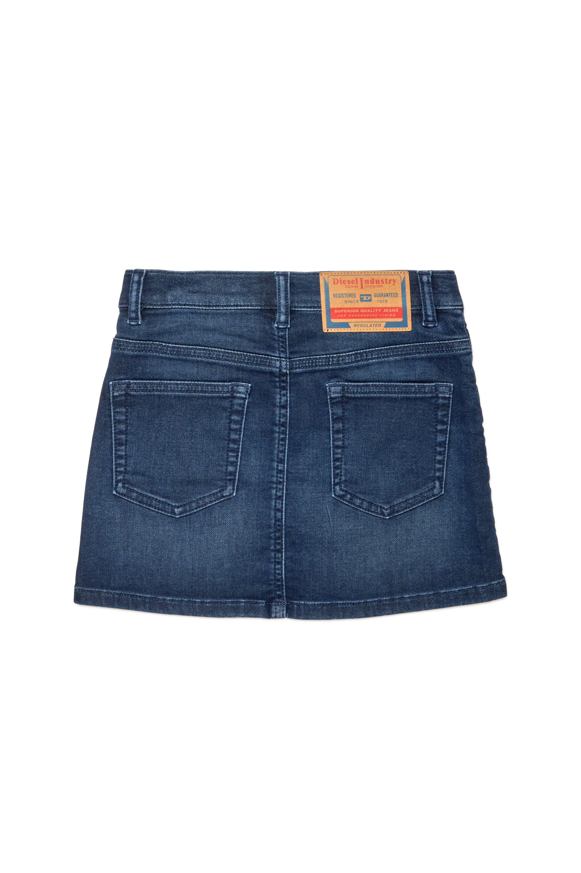 Diesel - GIANNA JJJ, Falda de 5 bolsillos en denim elástico Mujer in Azul marino - 2