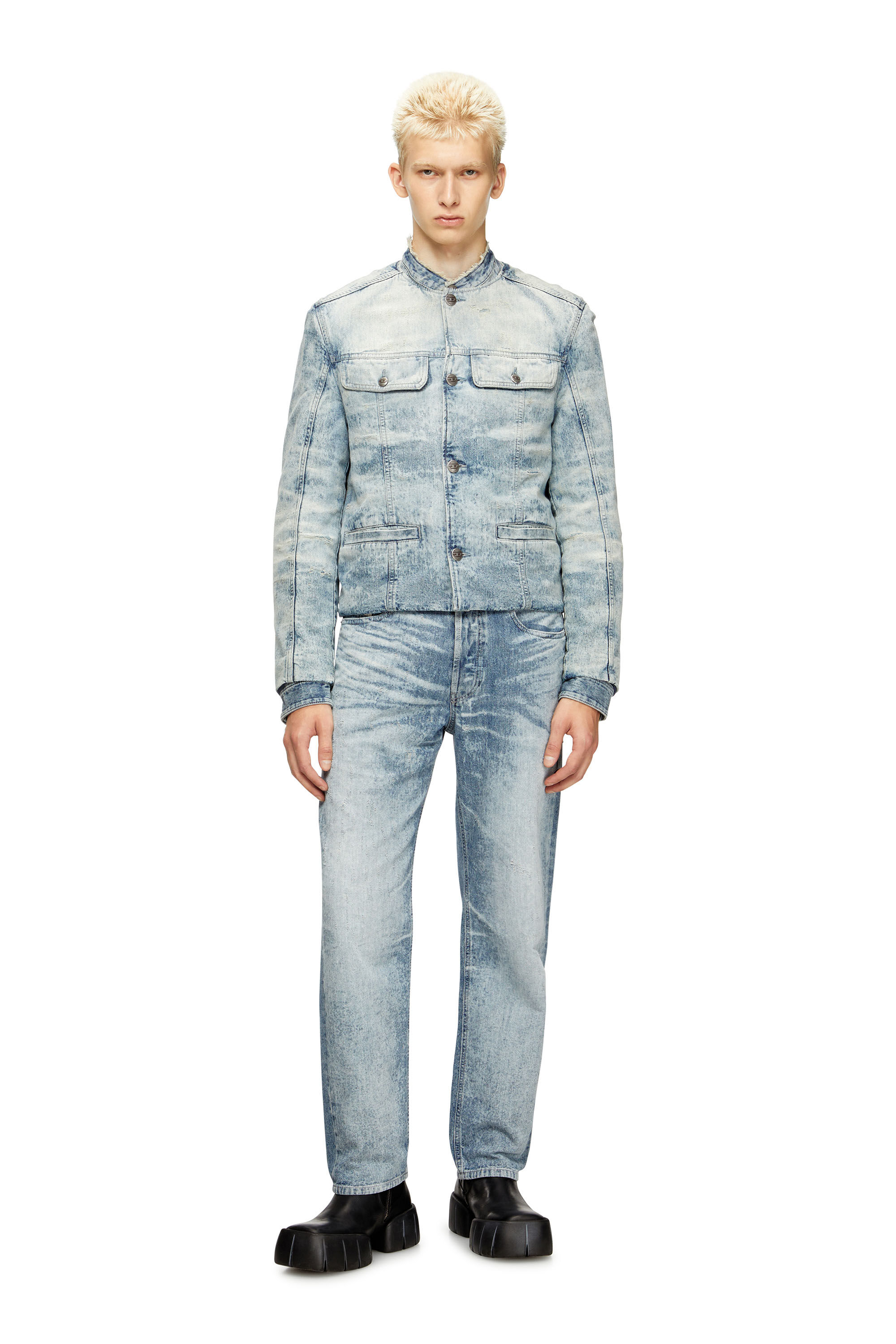 Diesel - Regular Jeans 2024 D-Macs 068TY Hombre, Azul Claro - 1