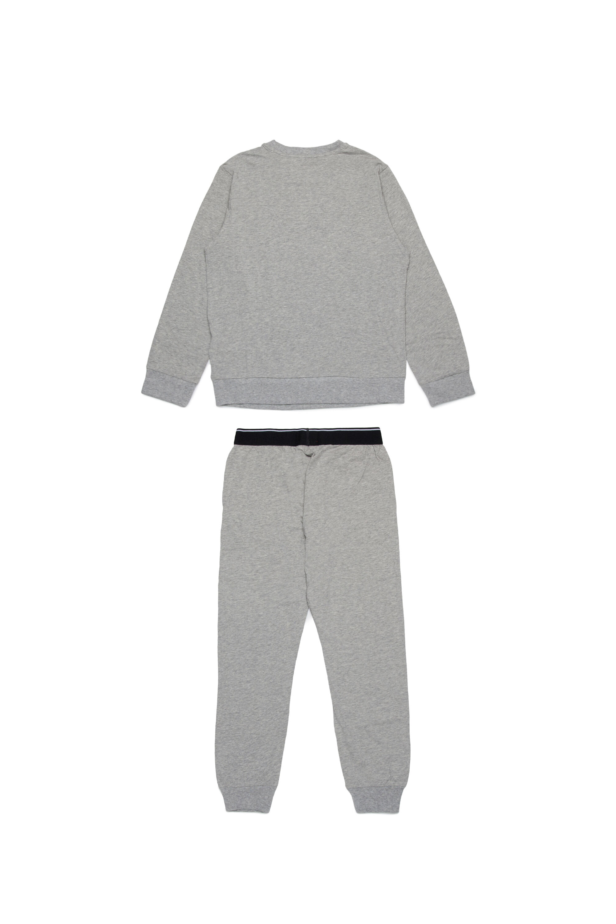 Diesel - UNPELIO, Conjunto de pijama con logotipo Hombre in Gris - 2