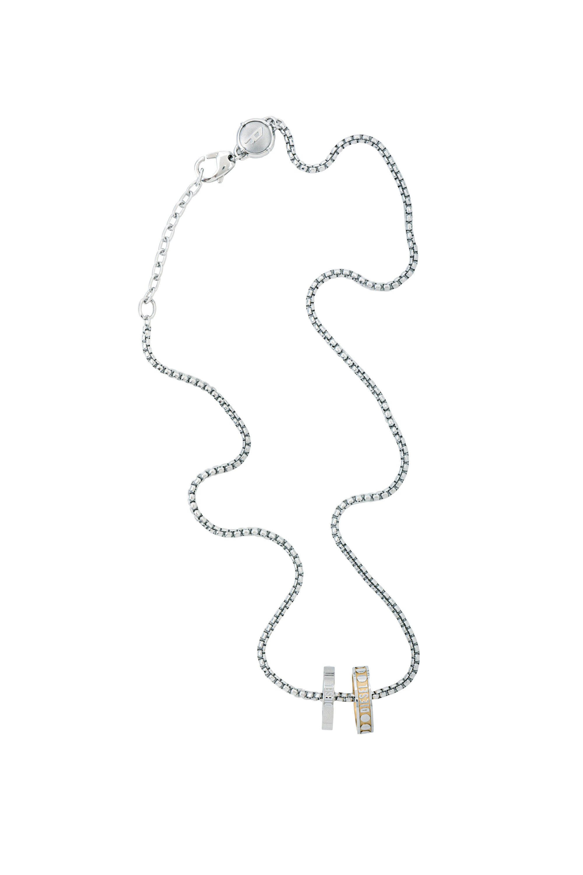 ★韓国の人気★【DIESEL】★TWO-TONE PENDANT NECKLACE★ Dalia Two-Tone Pendant Necklace | Luv Aj