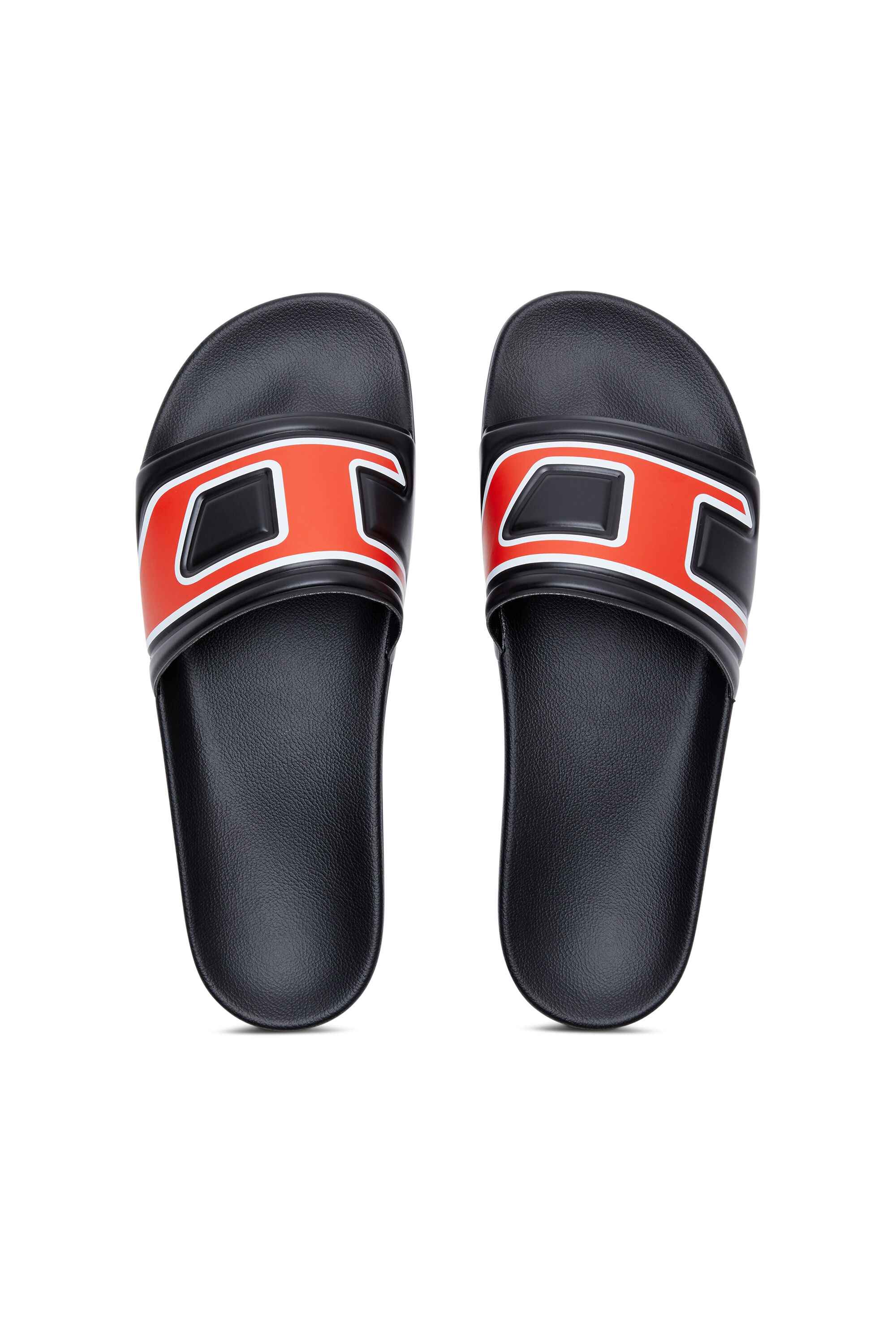 SA MAYEMI D Man Pool slides with embedded D logo Diesel