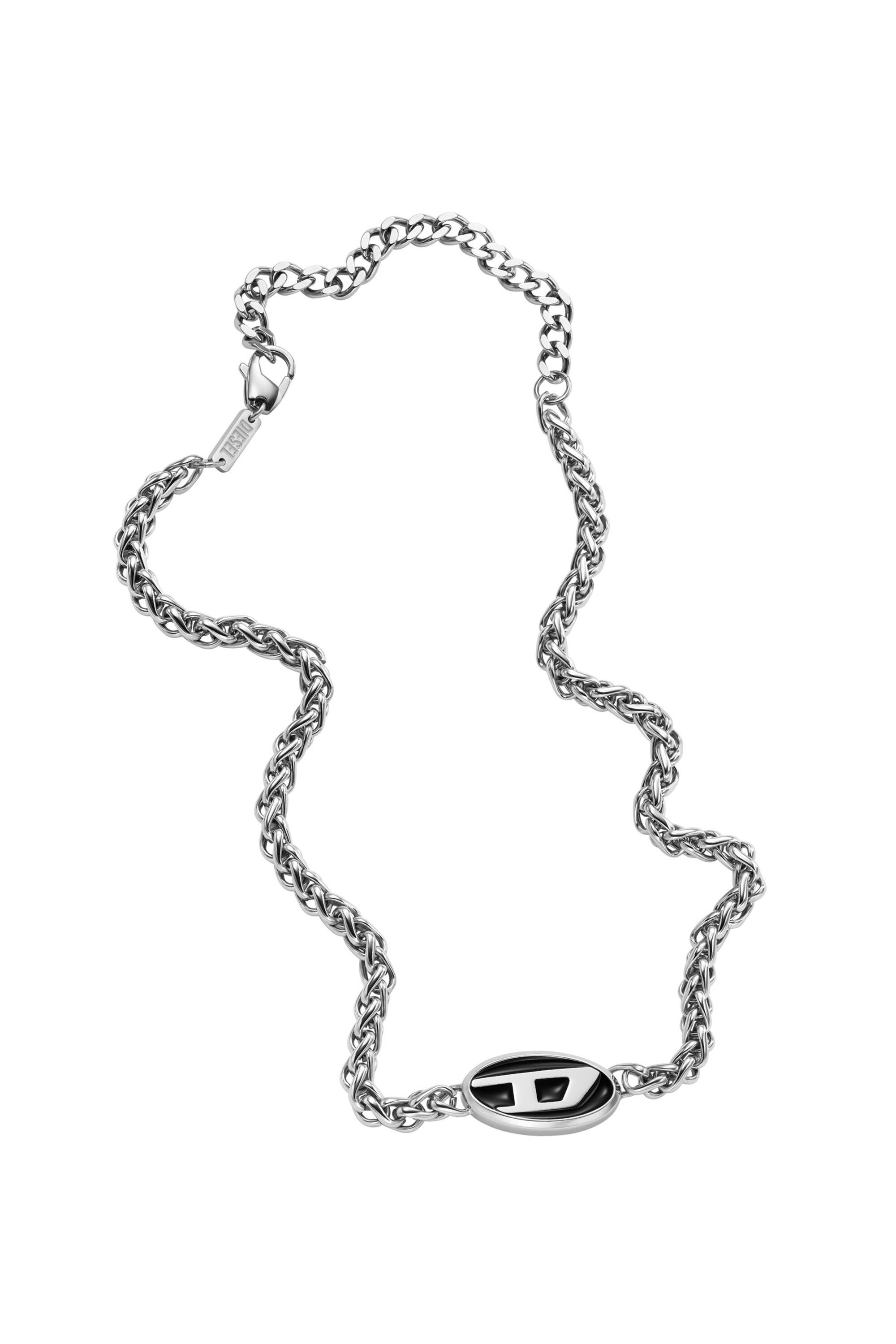 Women's Stainless steel chain necklace | Silver | Diesel Women's Stainless steel chain necklace | Silver | Diesel