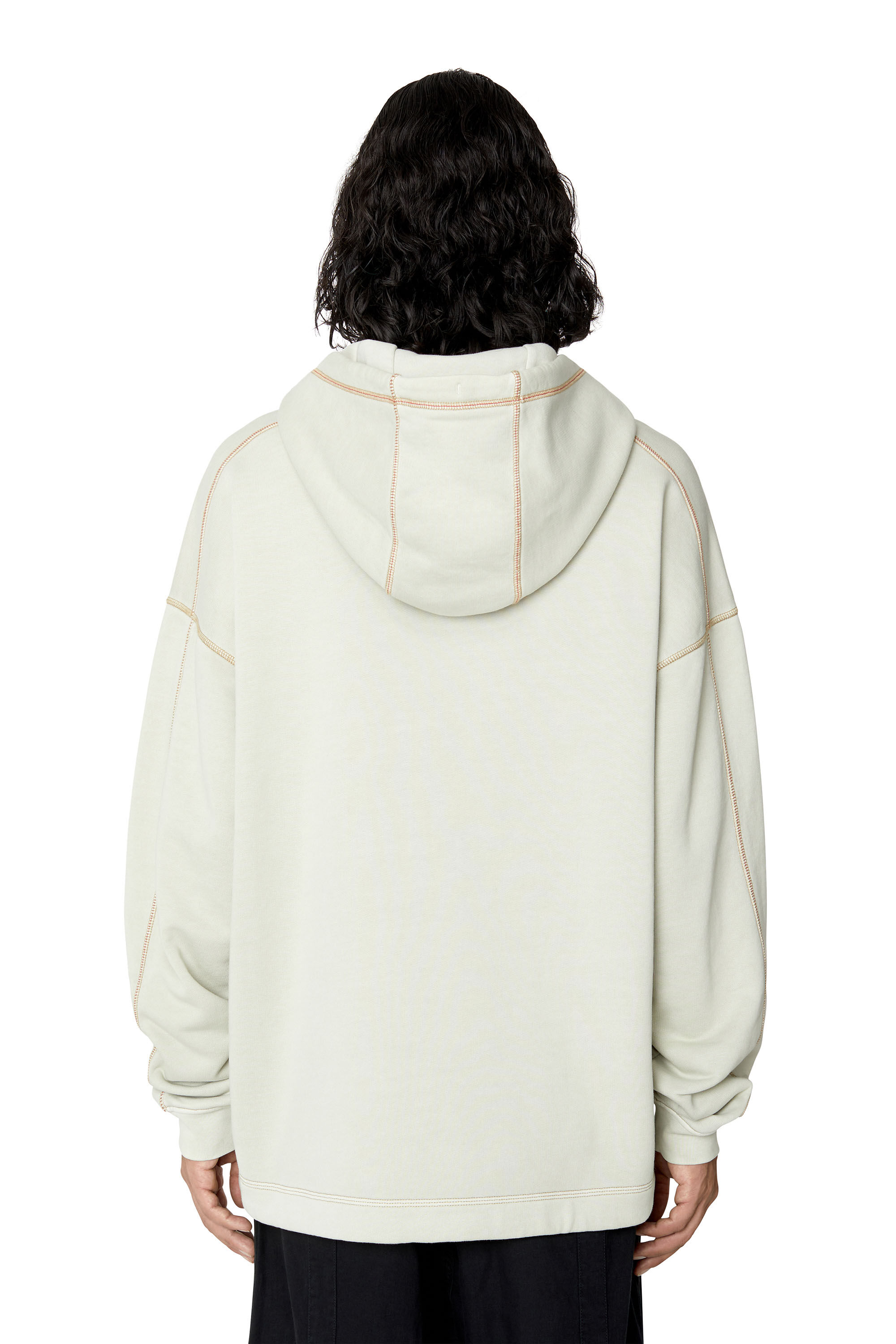 S-VULCHOOD Man: Logo hoodie with embroidered logo | Diesel