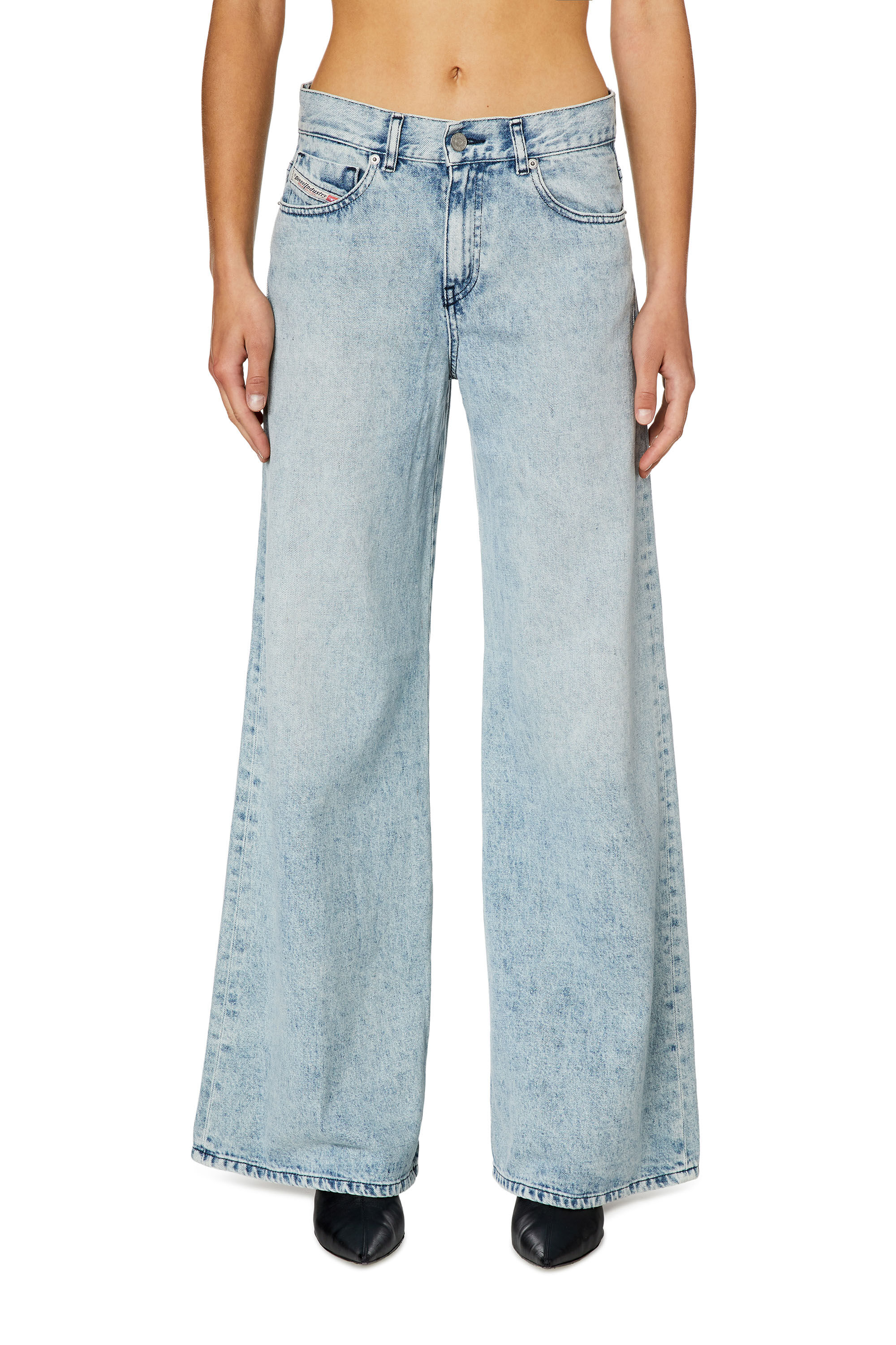 Women's Bootcut and Flare Jeans 1978 D-Akemi 09I79 | Diesel