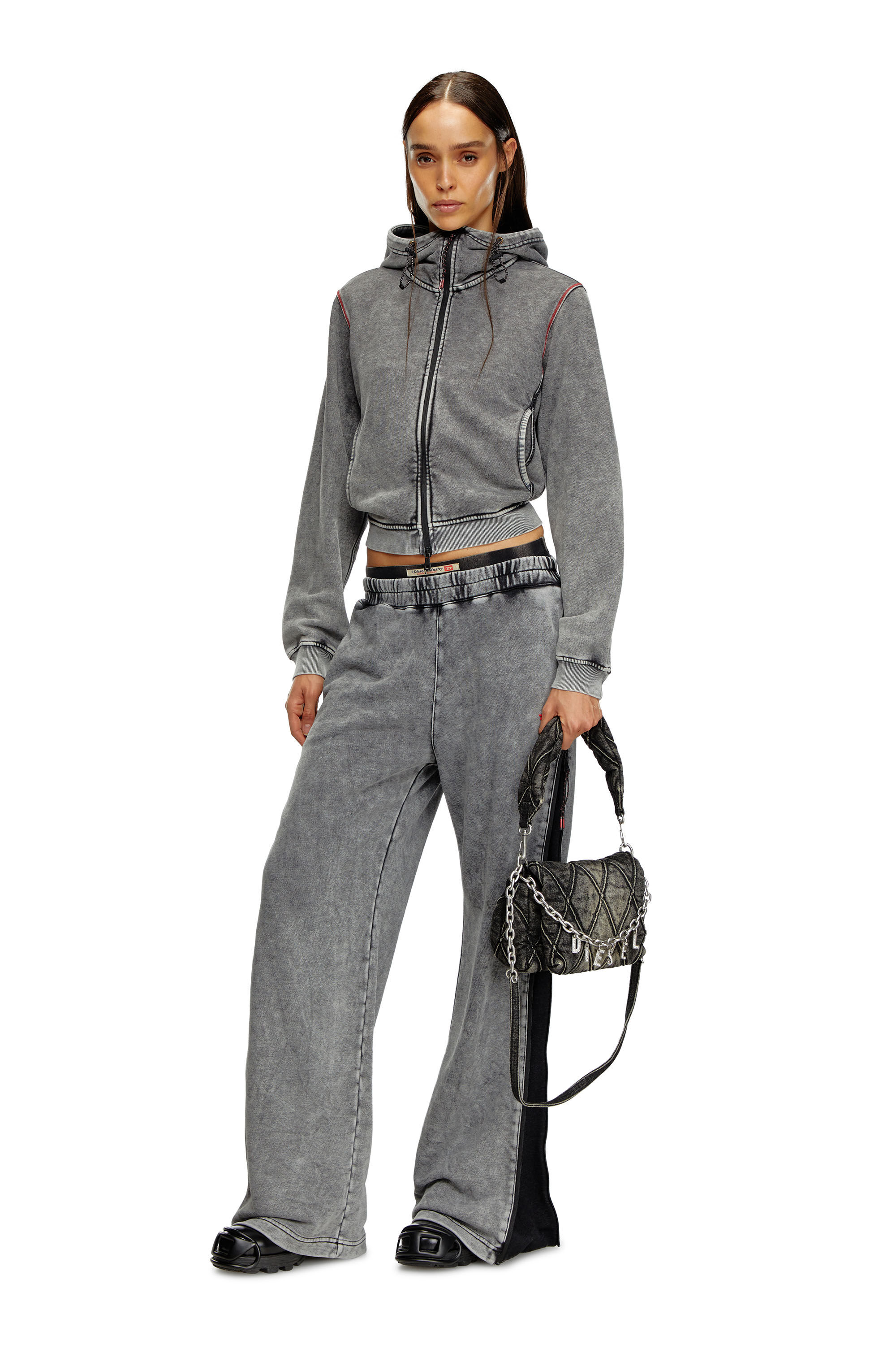 Diesel grey joggers hot sale