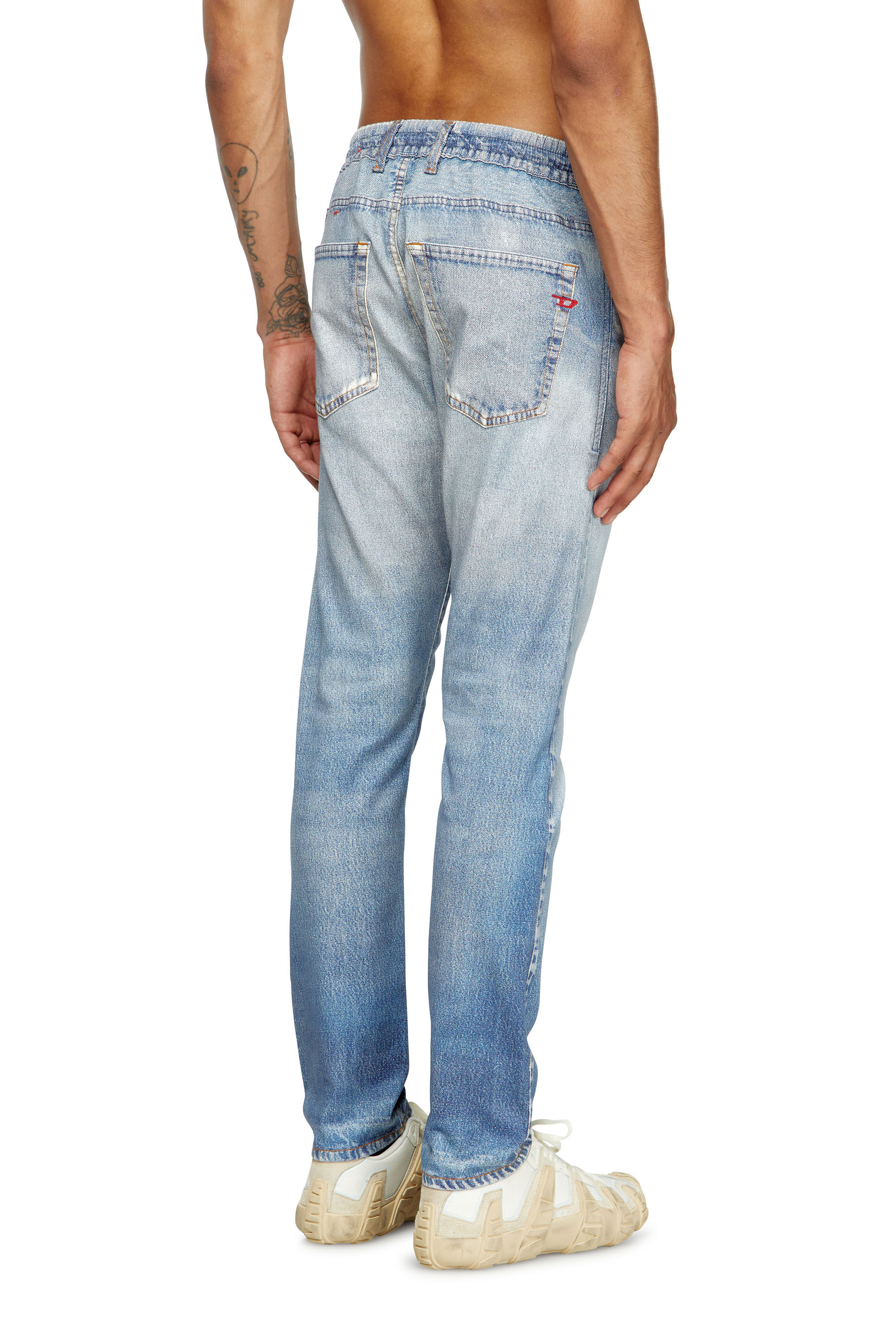 Diesel - Man's Regular 2032 D-Krooley Joggjeans® 068RX, Light Blue - 4