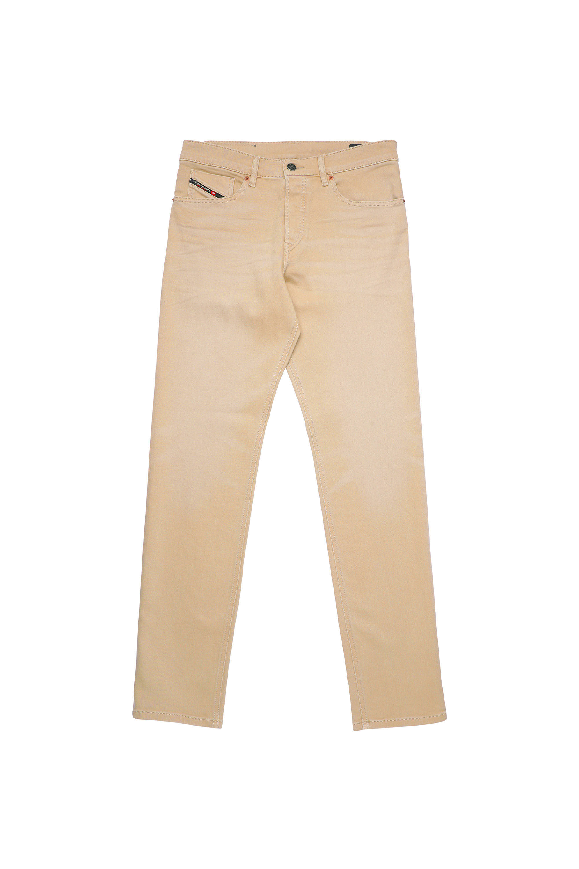 Diesel - 2005 D-FINING 09A32 Tapered Jeans, Beige - Image 2