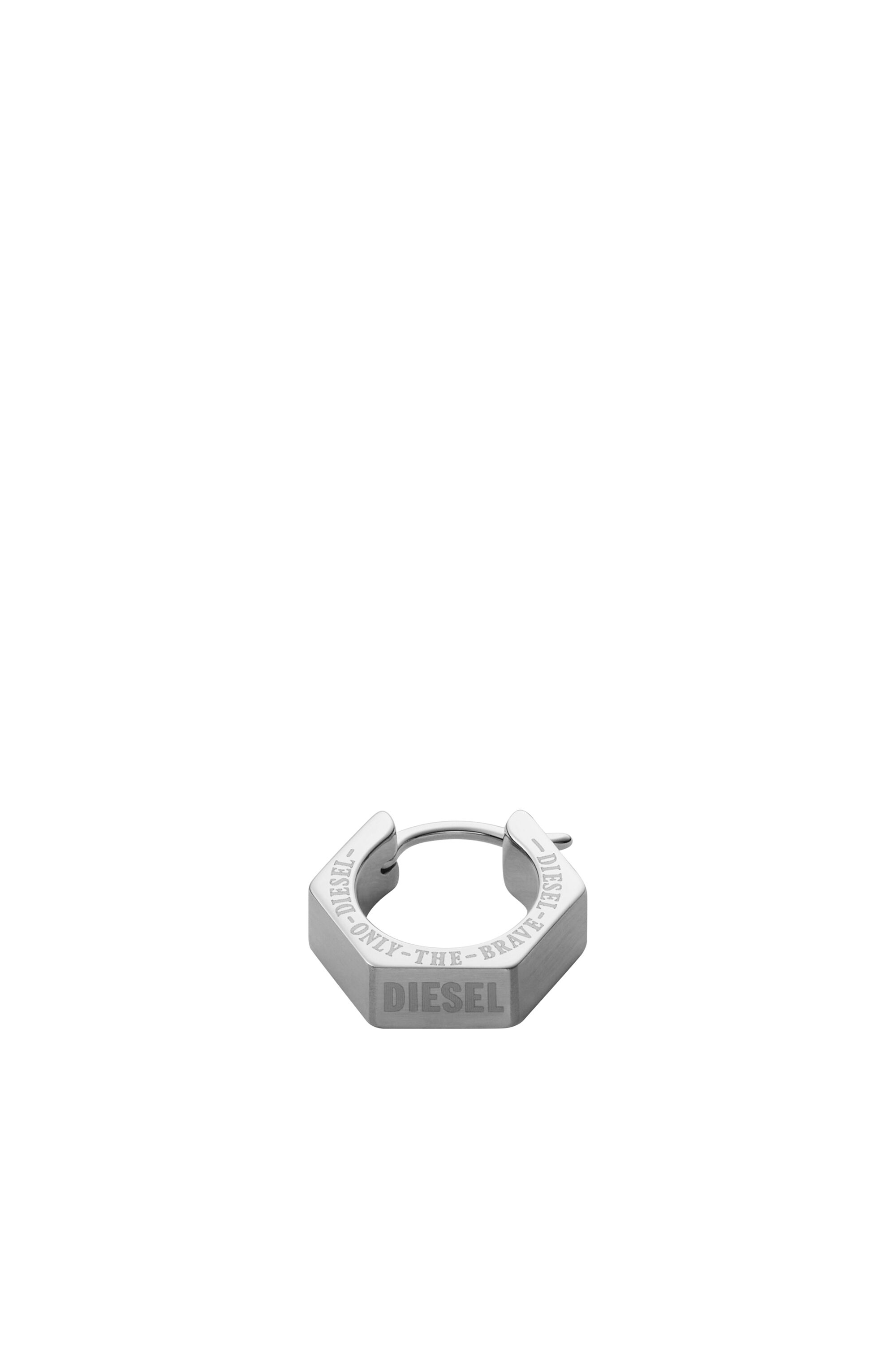 DX1345: Stainless steel hoop earring | Diesel