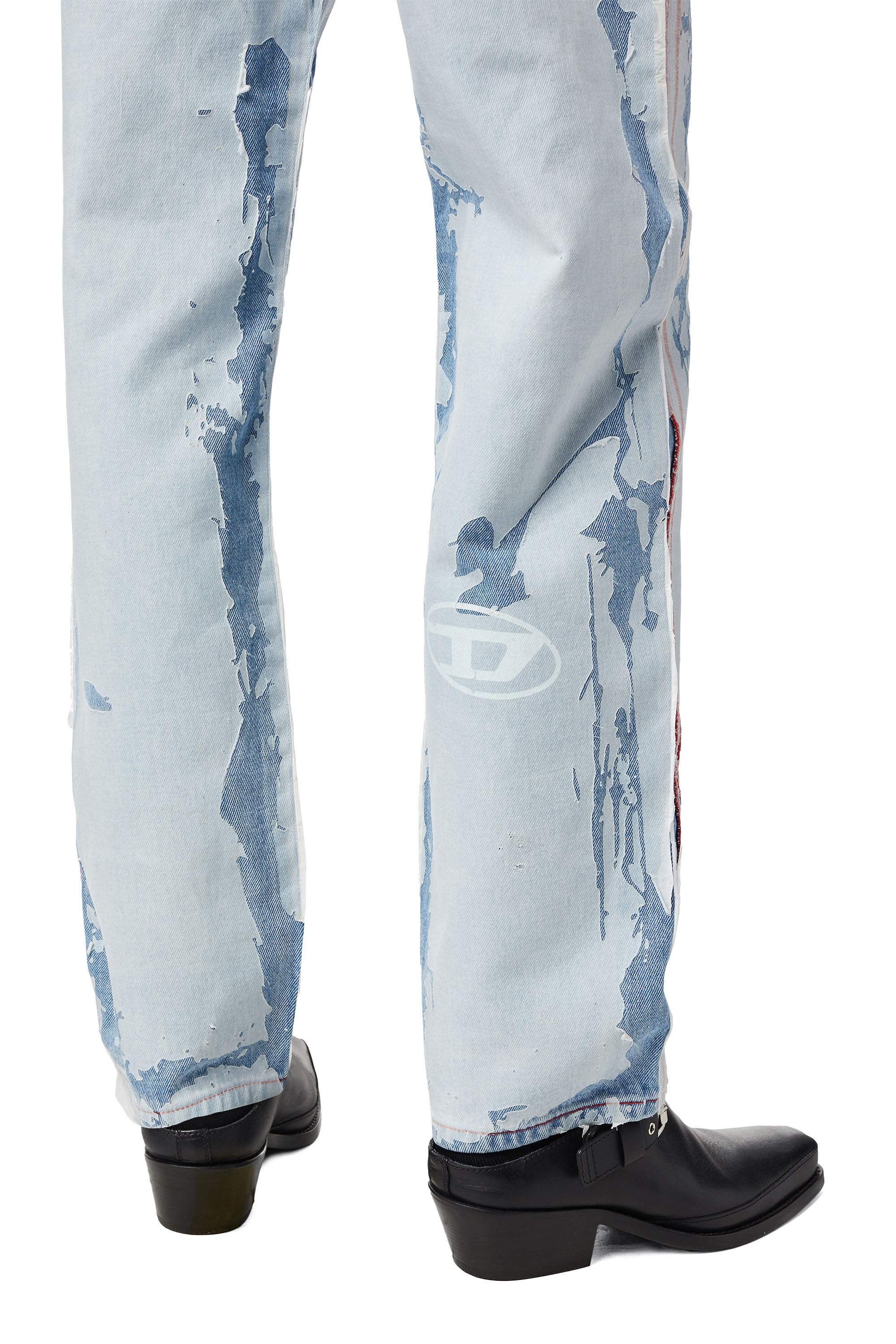 Diesel - Straight Jeans 2010 D-Macs 007B6, Light Blue - Image 8