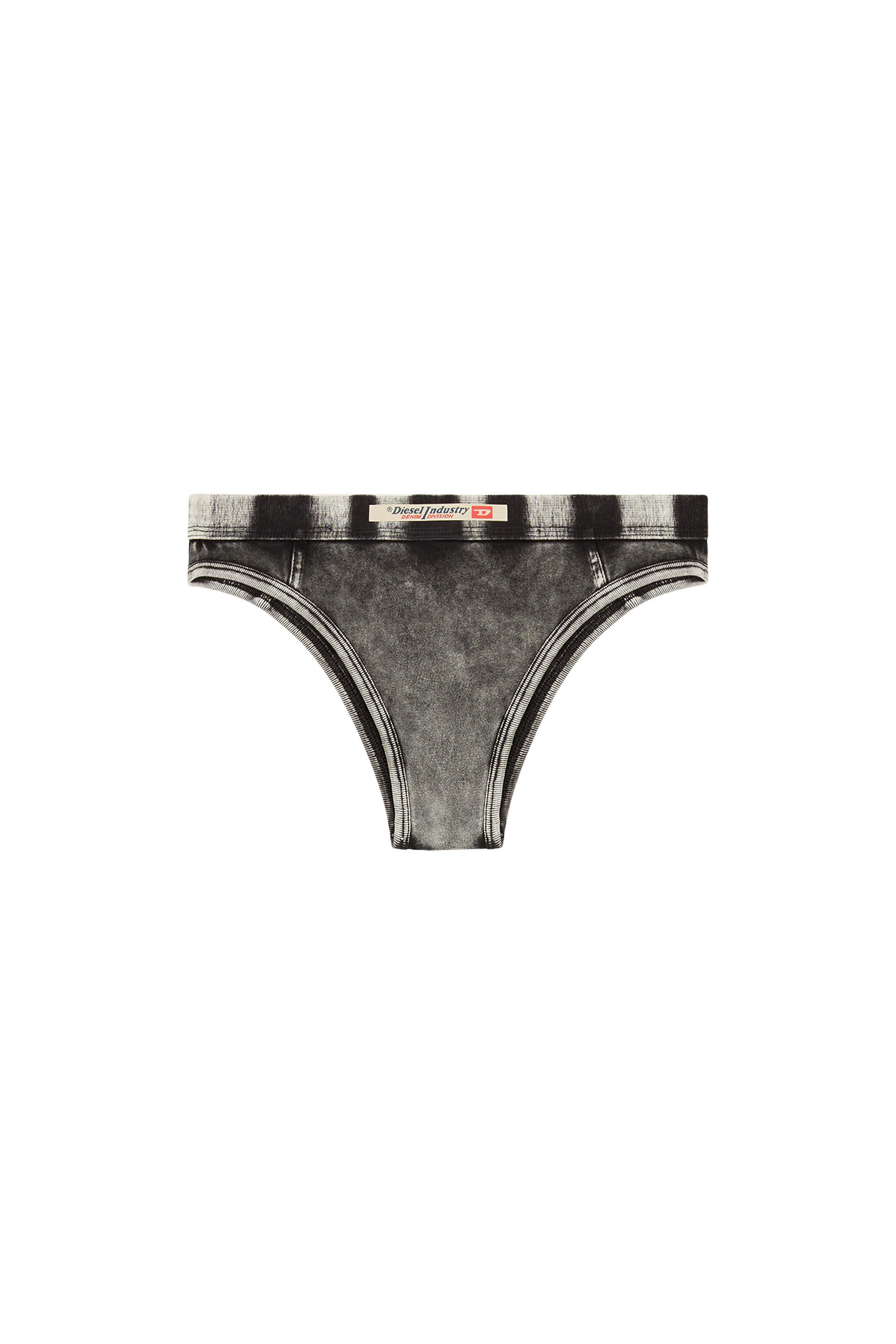 Diesel - CLODIA-DNM, Slip de tejido con efecto denim Mujer in Negro - 4
