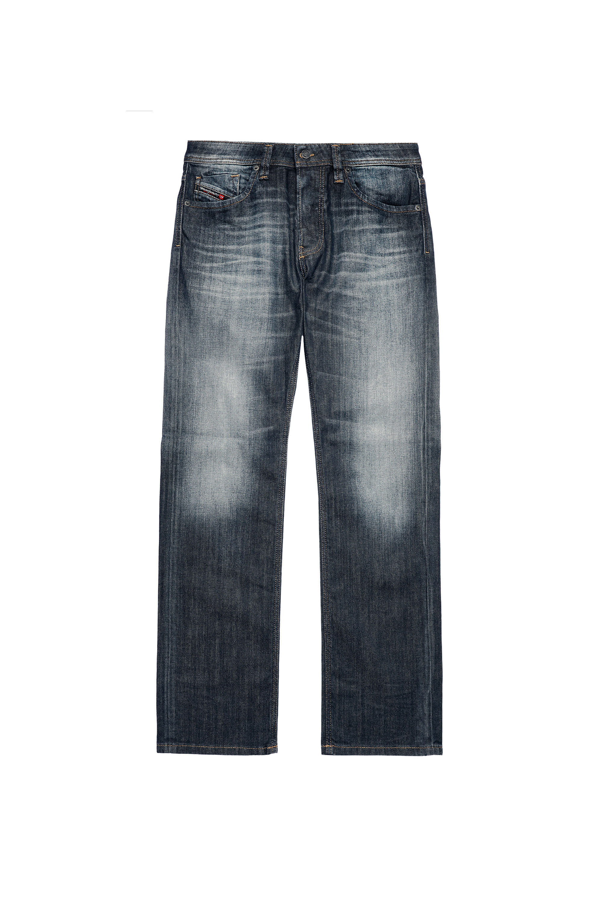 Diesel - Larkee Straight Jeans 009EP, Dark Blue - Image 2