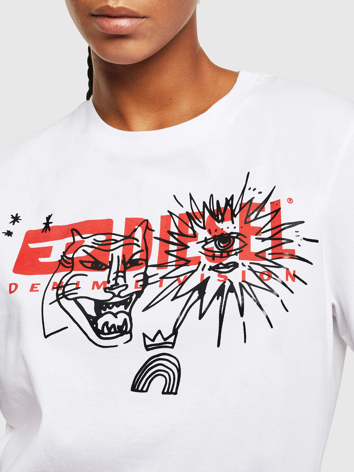 Diesel t hotsell shirt femme