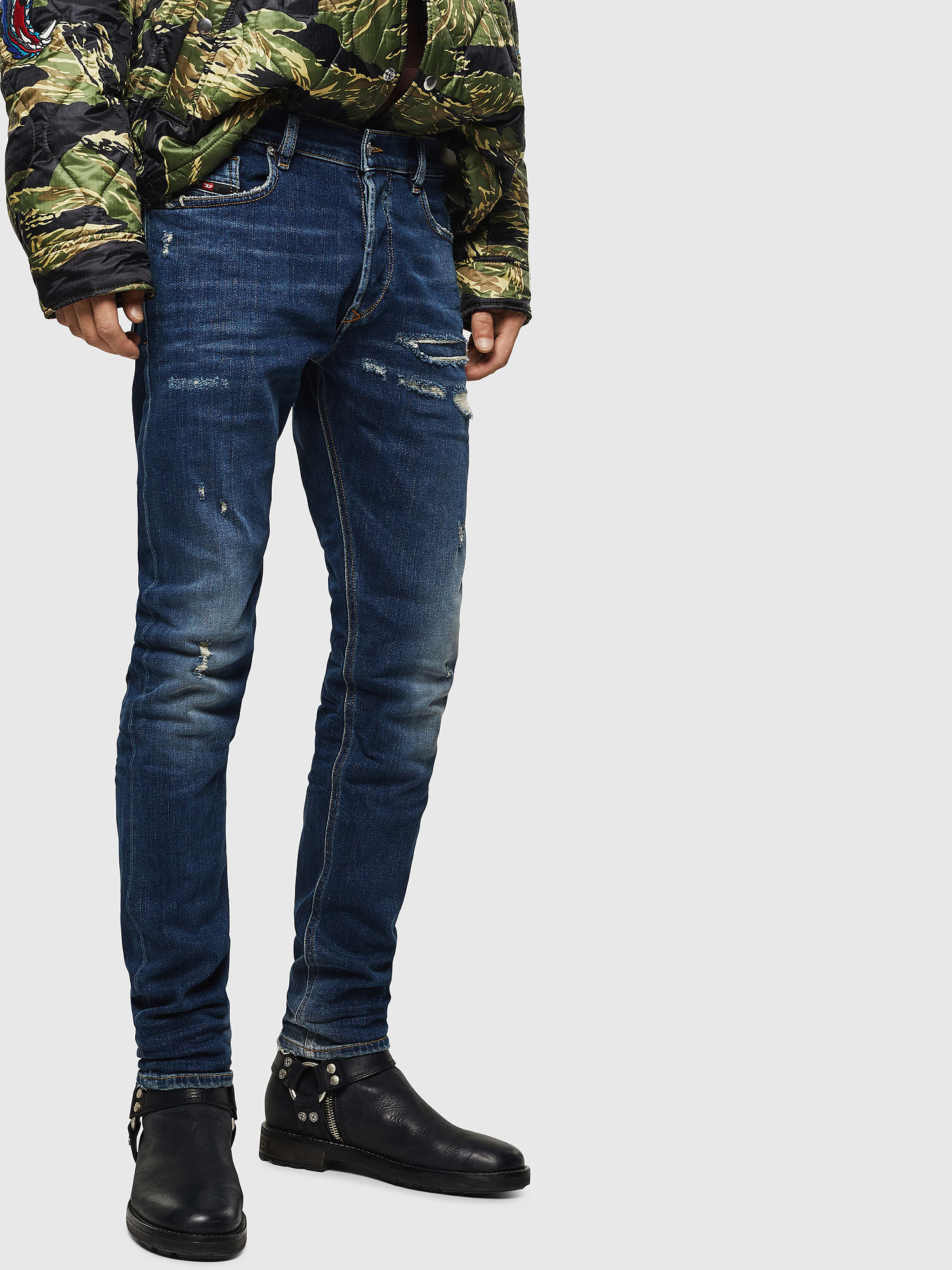 TEPPHAR-X 0890R Men: Slim Dark blue Jeans | Diesel