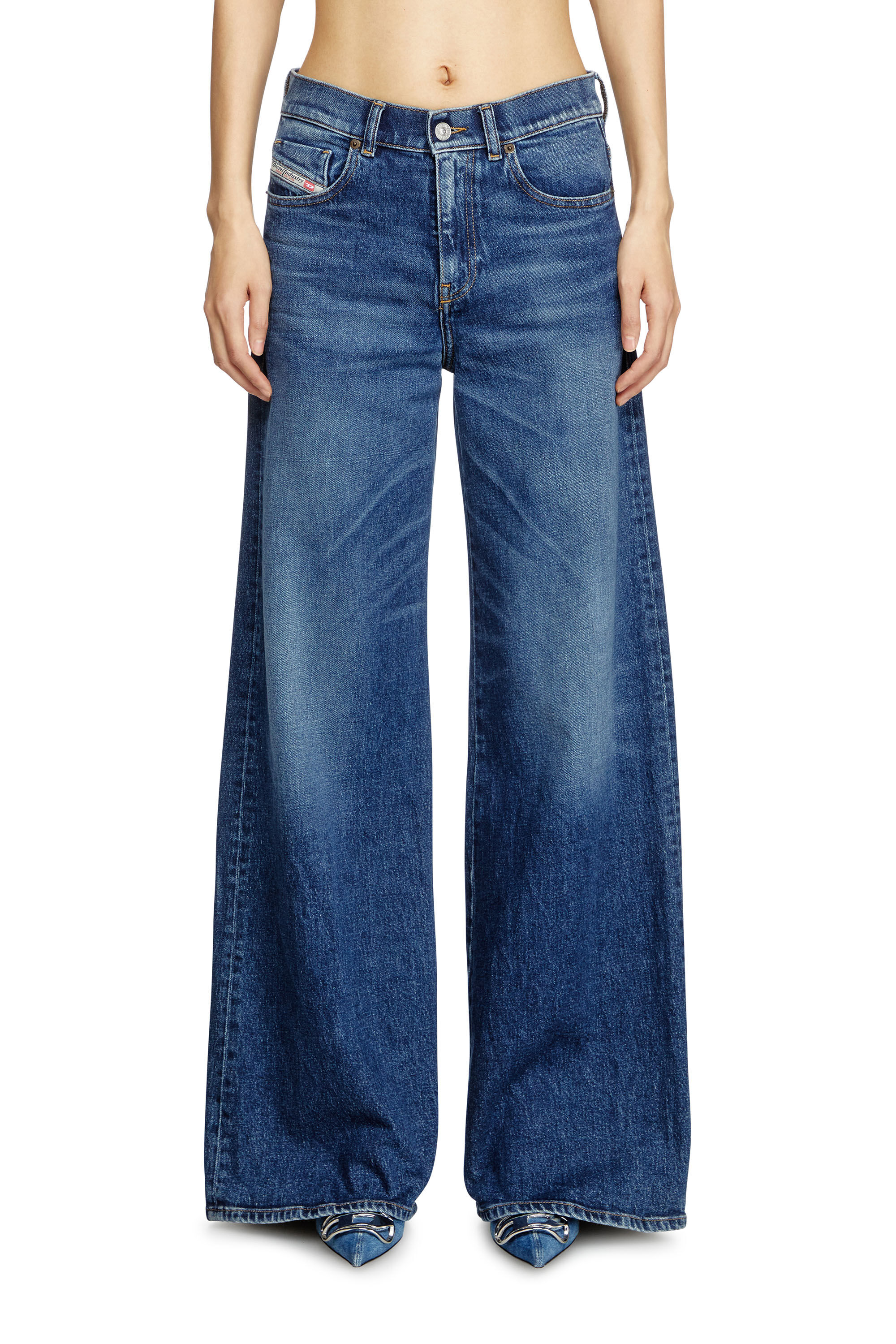Women's Flare Jeans | Dark Blue | Diesel 1978 D-Akemi
