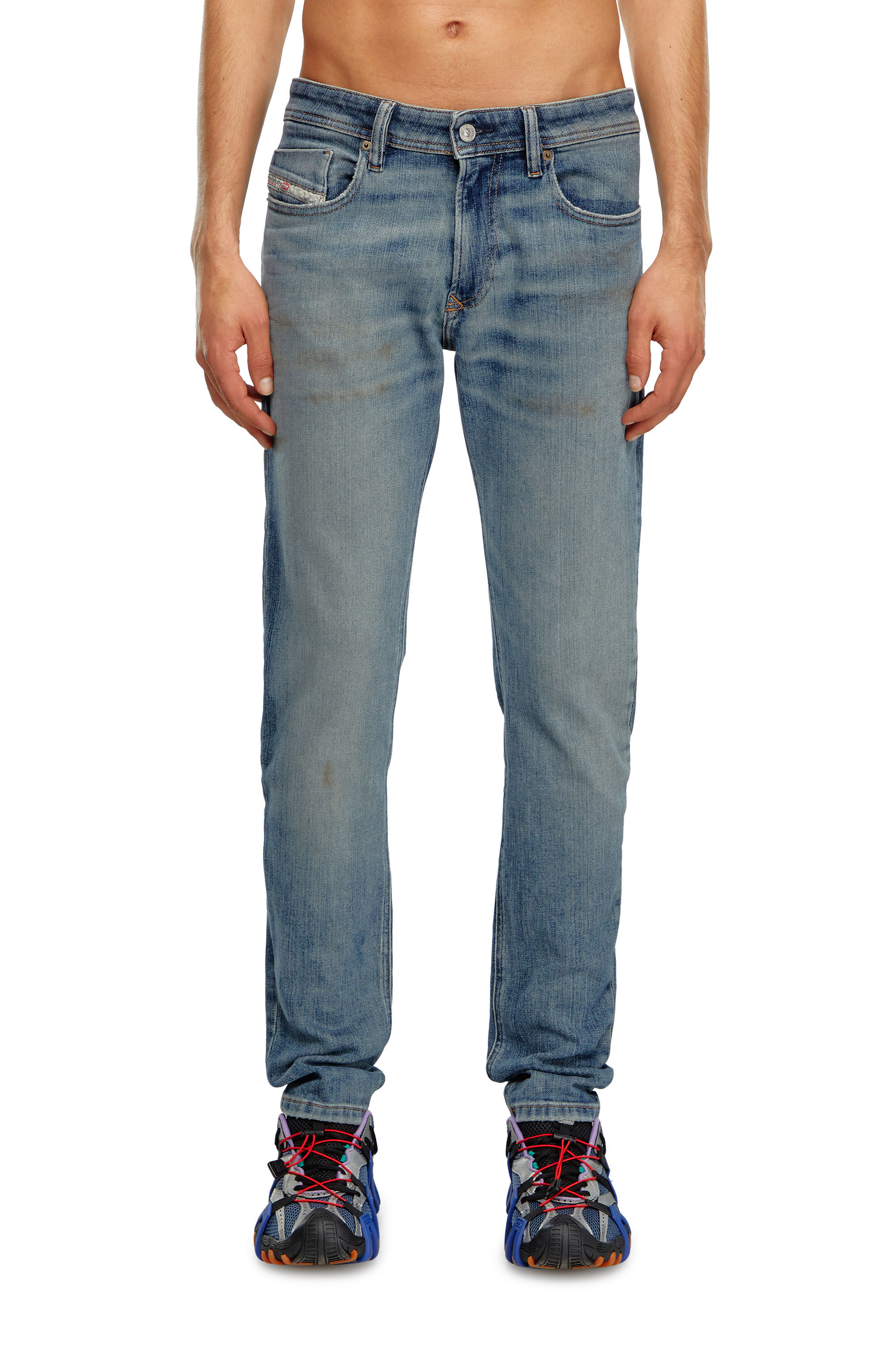Diesel - Man's Skinny Jeans 1979 Sleenker 0GRDE, Medium blue - 3