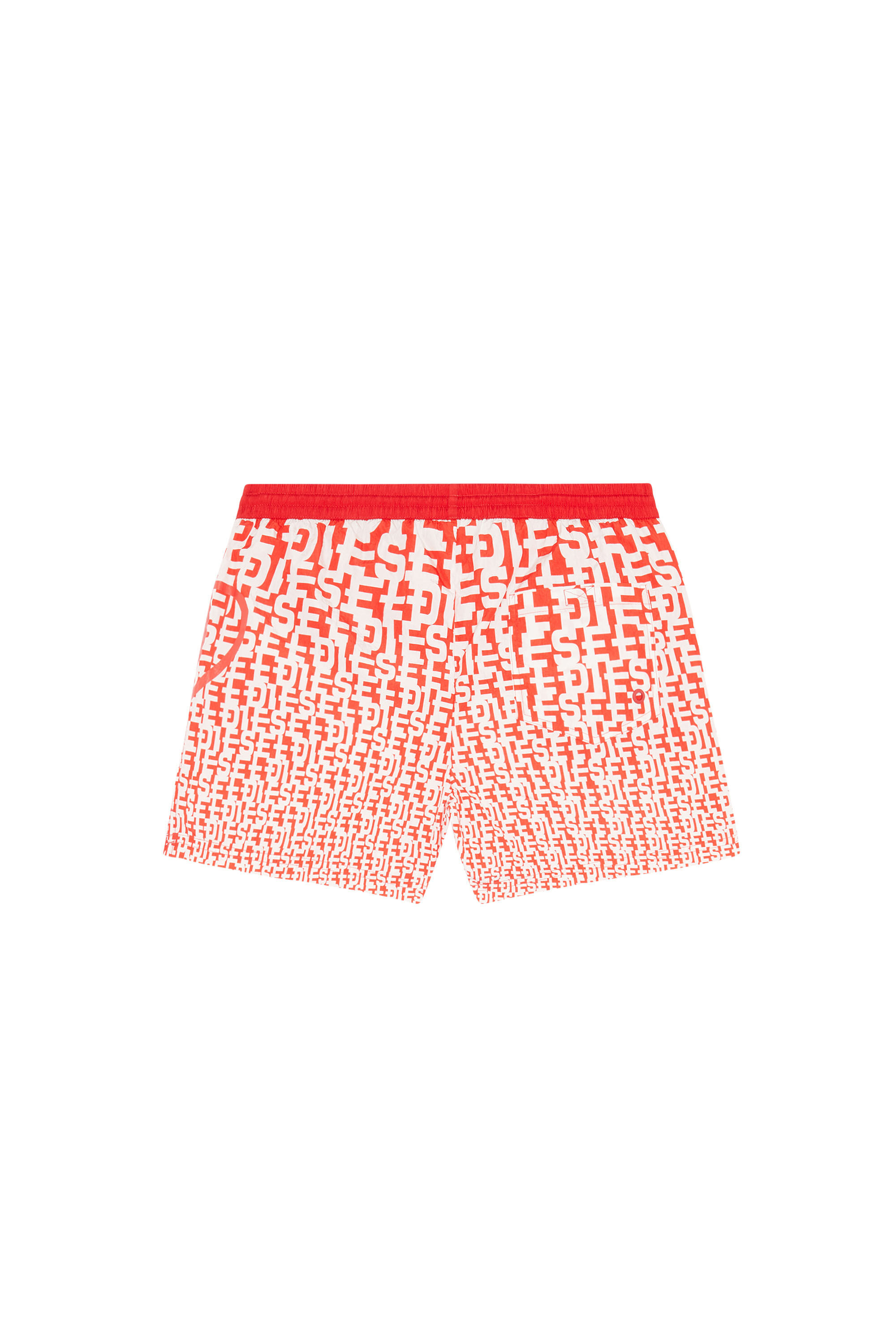 BMBX-NICO Man: Mid-length swim shorts with shrinking print