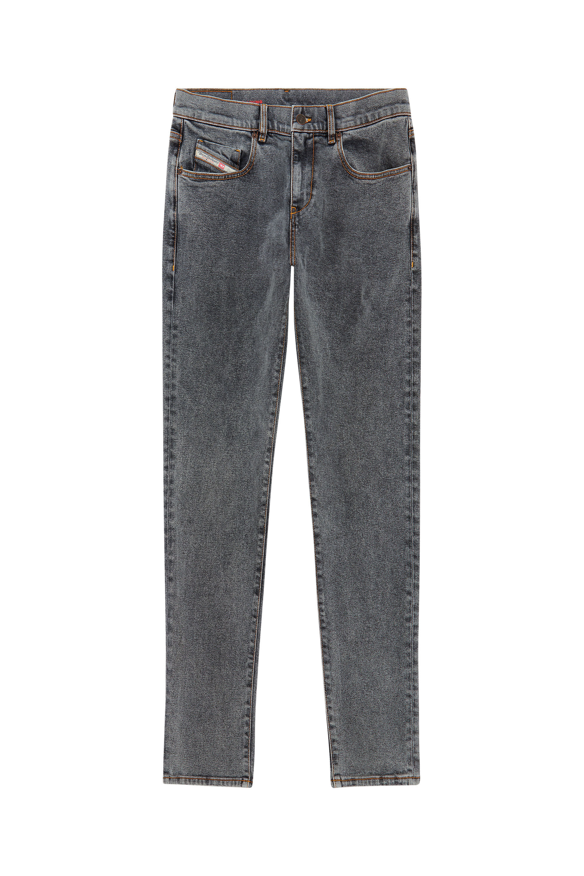 Diesel - Slim Jeans 2019 D-Strukt 09D78, Black/Dark grey - Image 2