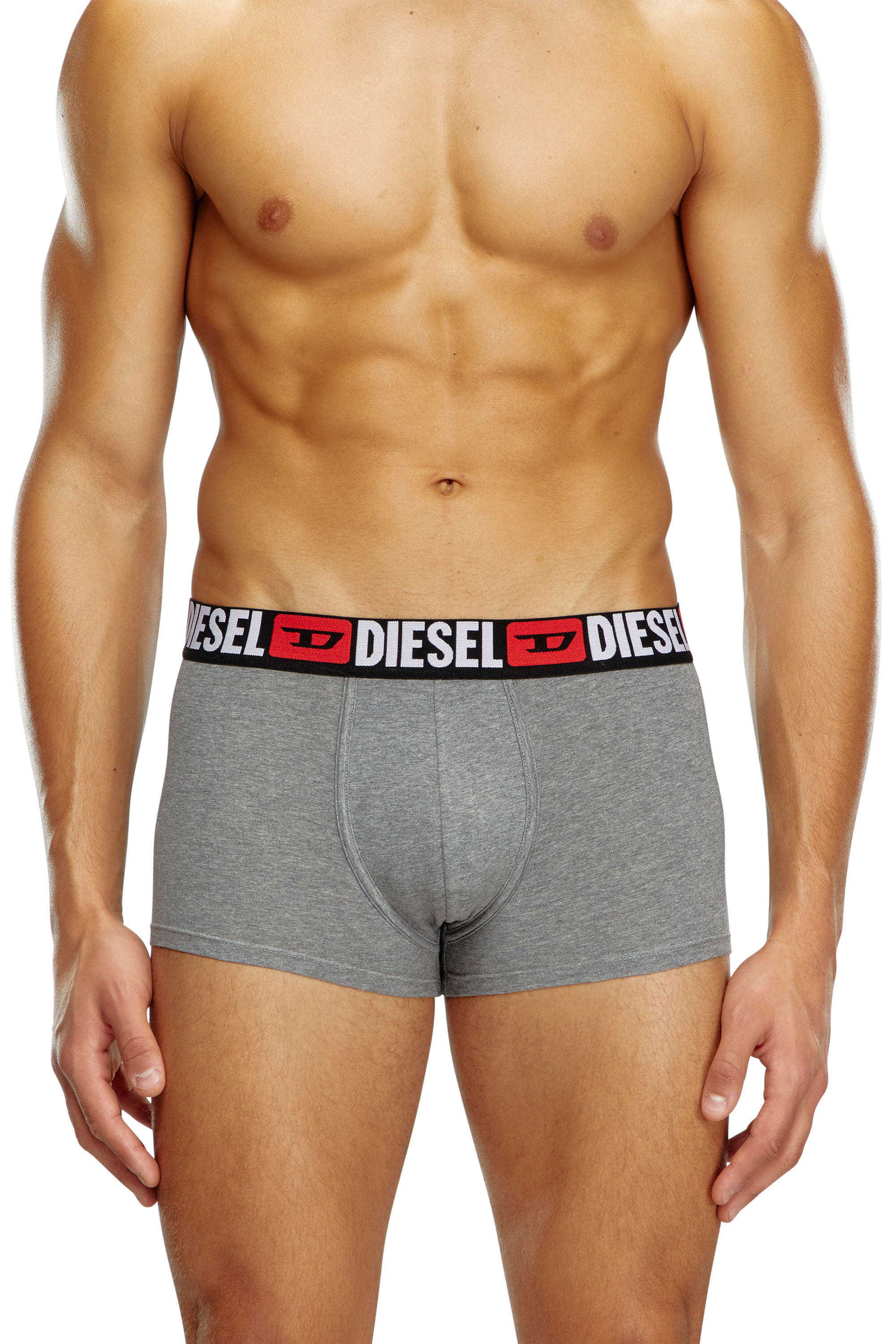 Men: Three-pack of all-over logo waist boxers | Diesel