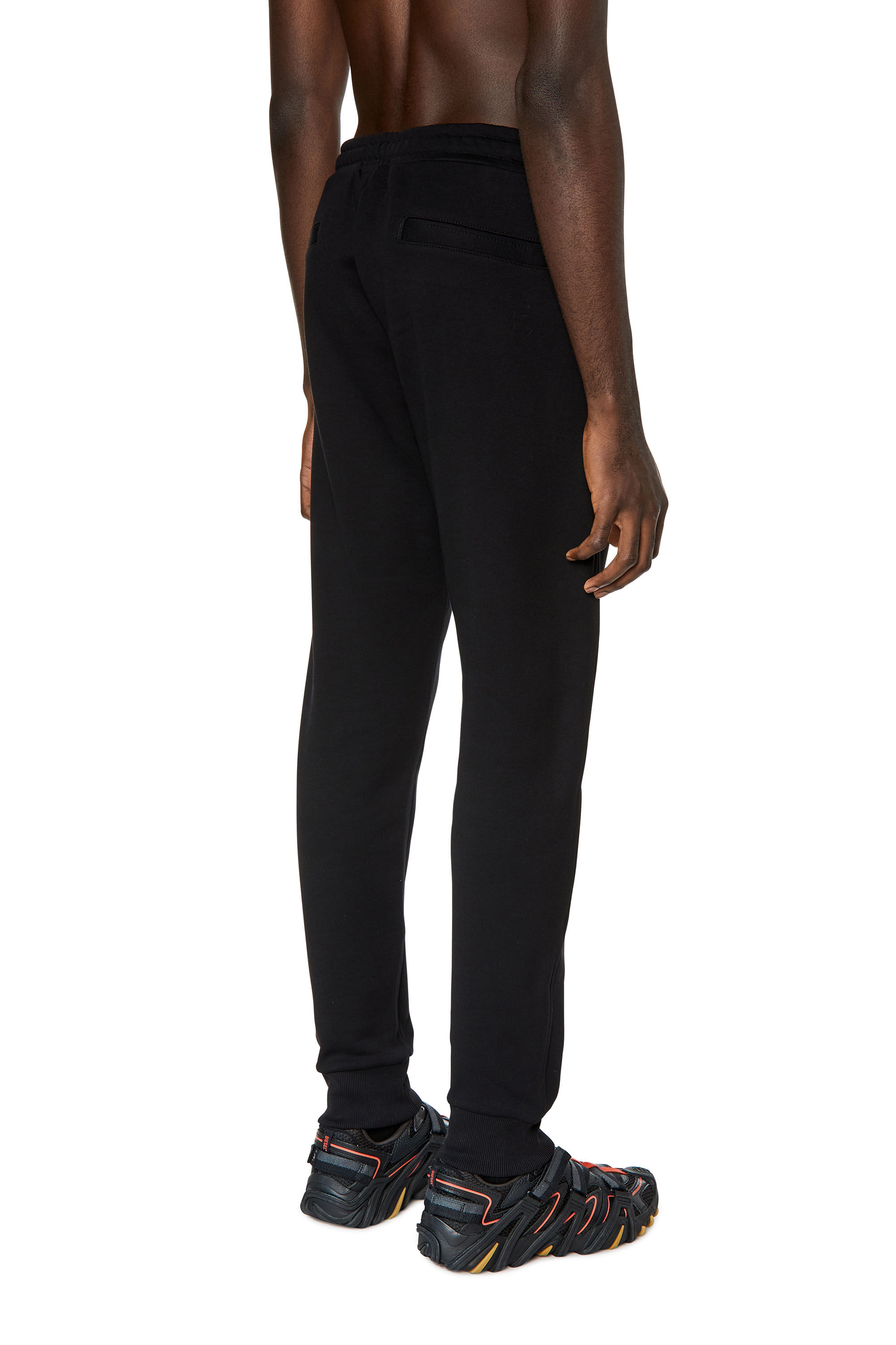 Diesel - P-TARY-DIV, Man's Track pants with embroidered logo in Black - 5