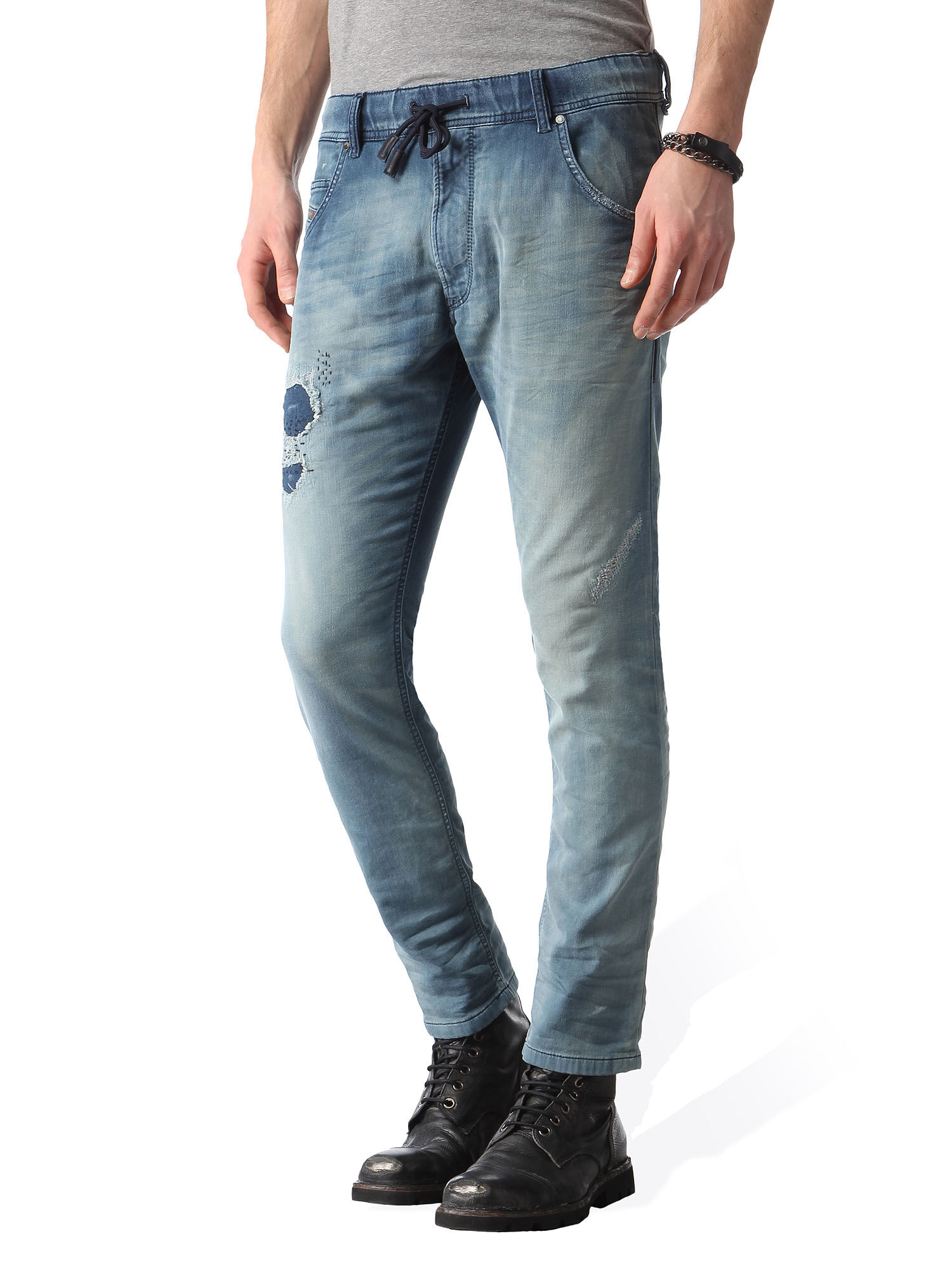 Diesel - Krooley JoggJeans 0672F, Blue Jeans - Image 4