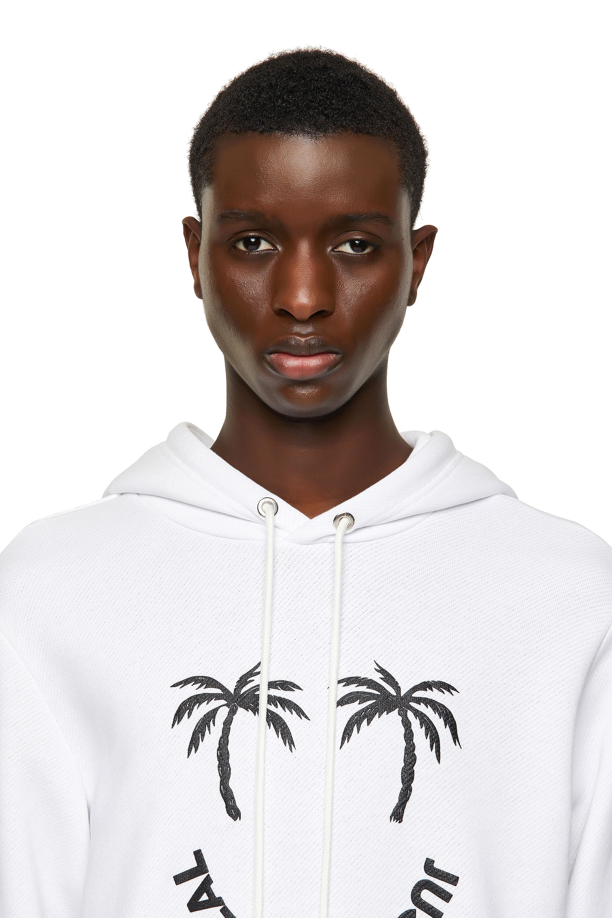 Palm Angels All Over Logo Print Cotton Hoodie – Limited Supply ZA