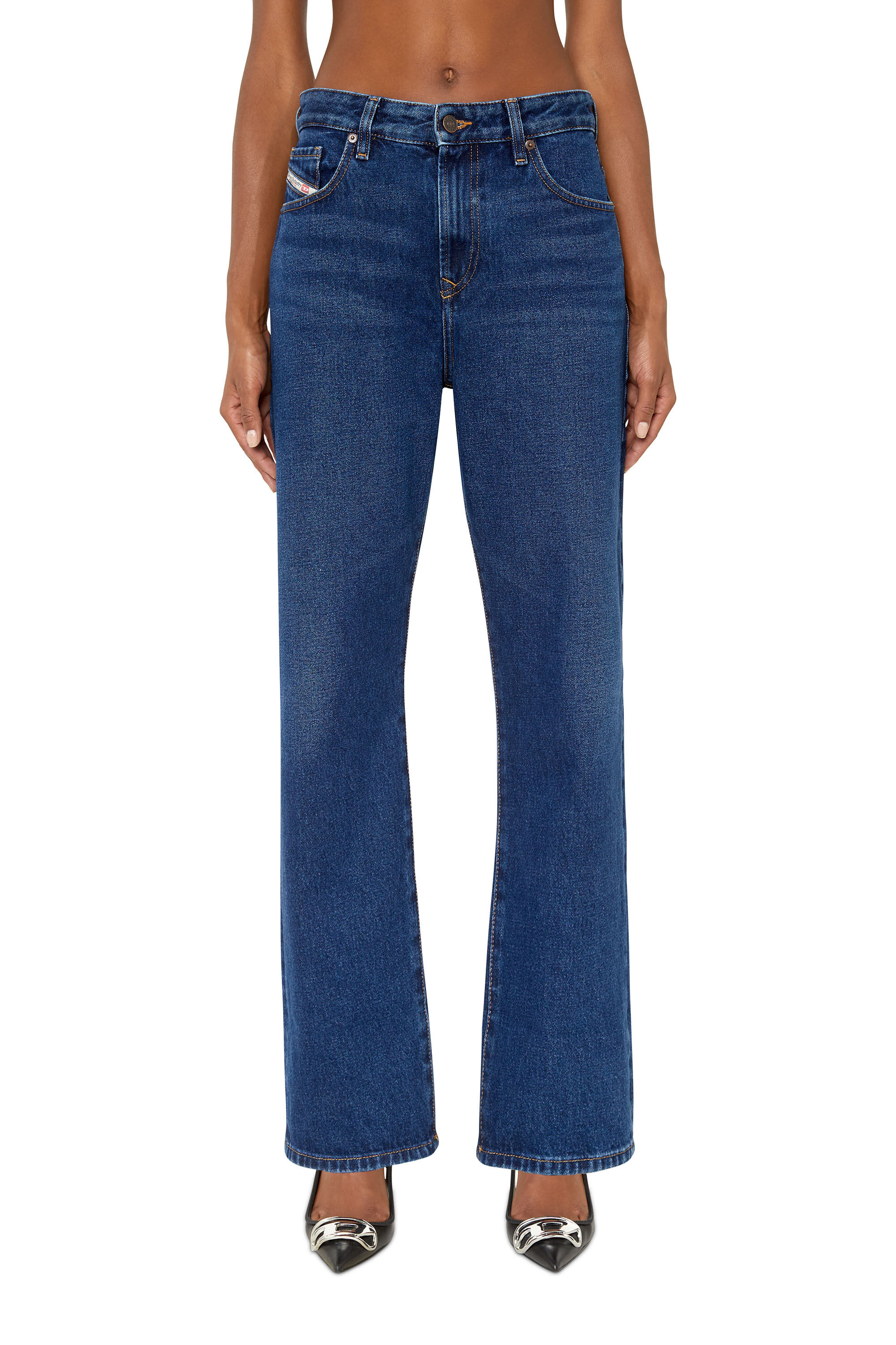 Diesel - 1999 007E6 Straight Jeans, Azul Oscuro - Image 3