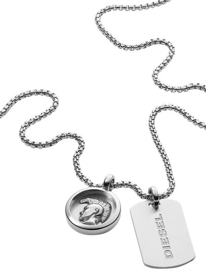 DX1209, Silver Diesel - DX1209, Silver - Necklaces - Image 1