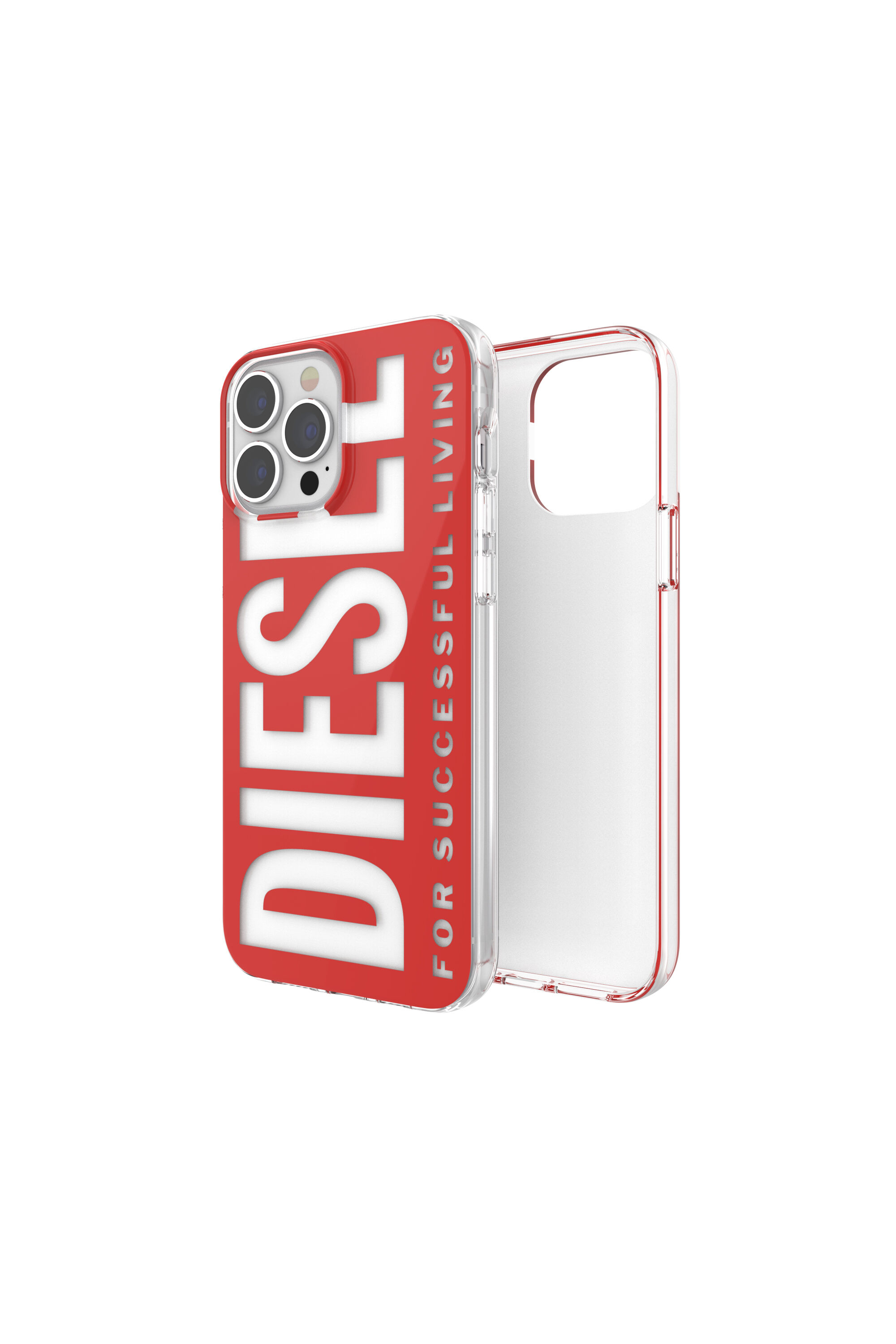 Diesel - 47204 STANDARDASE, Funda en TPU por iPhone 13 Pro Max Unisex in Rojo - 1