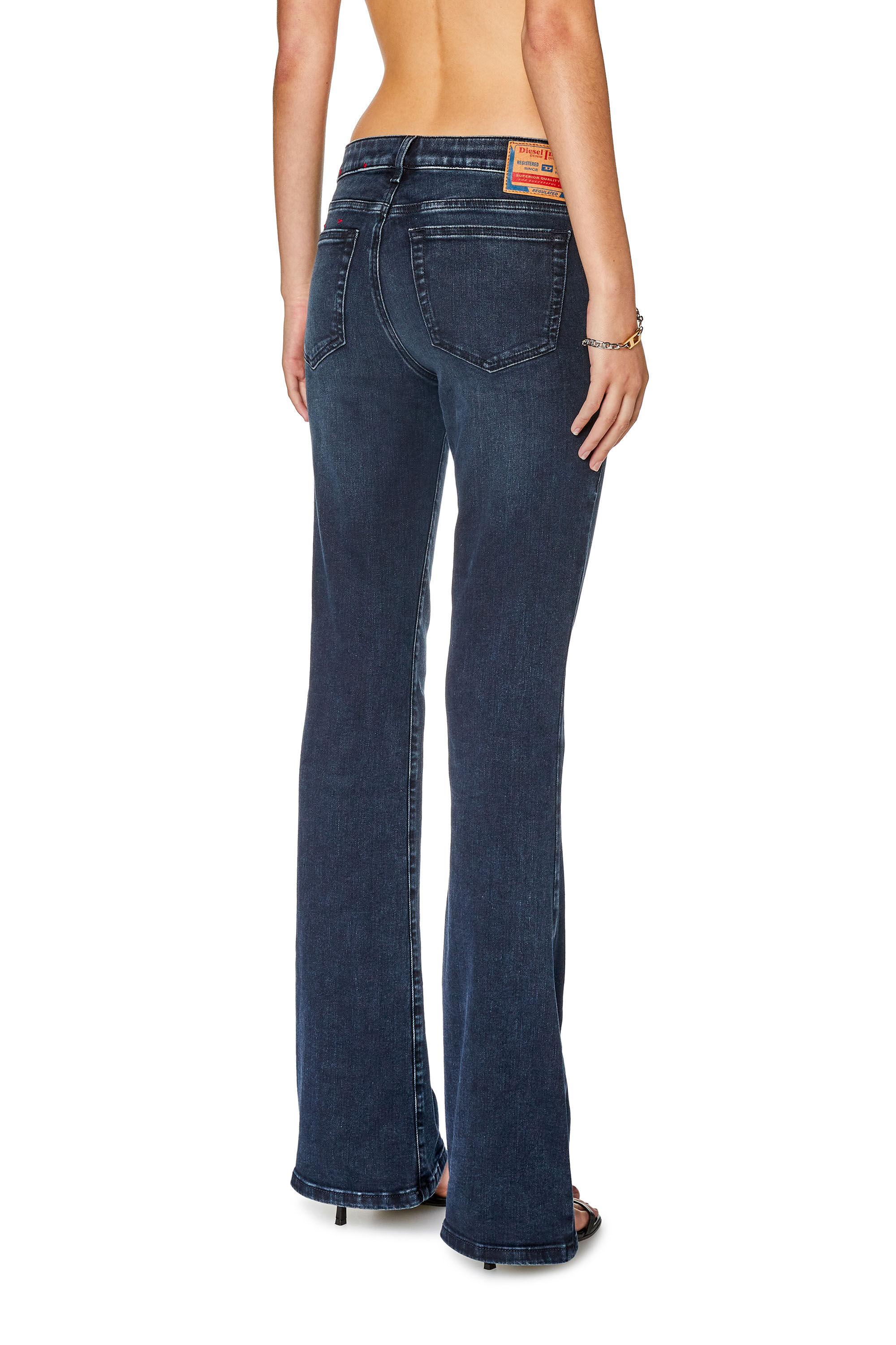 1969 D-Ebbey Women: Bootcut Flare Jeans, Dark blue denim | Diesel