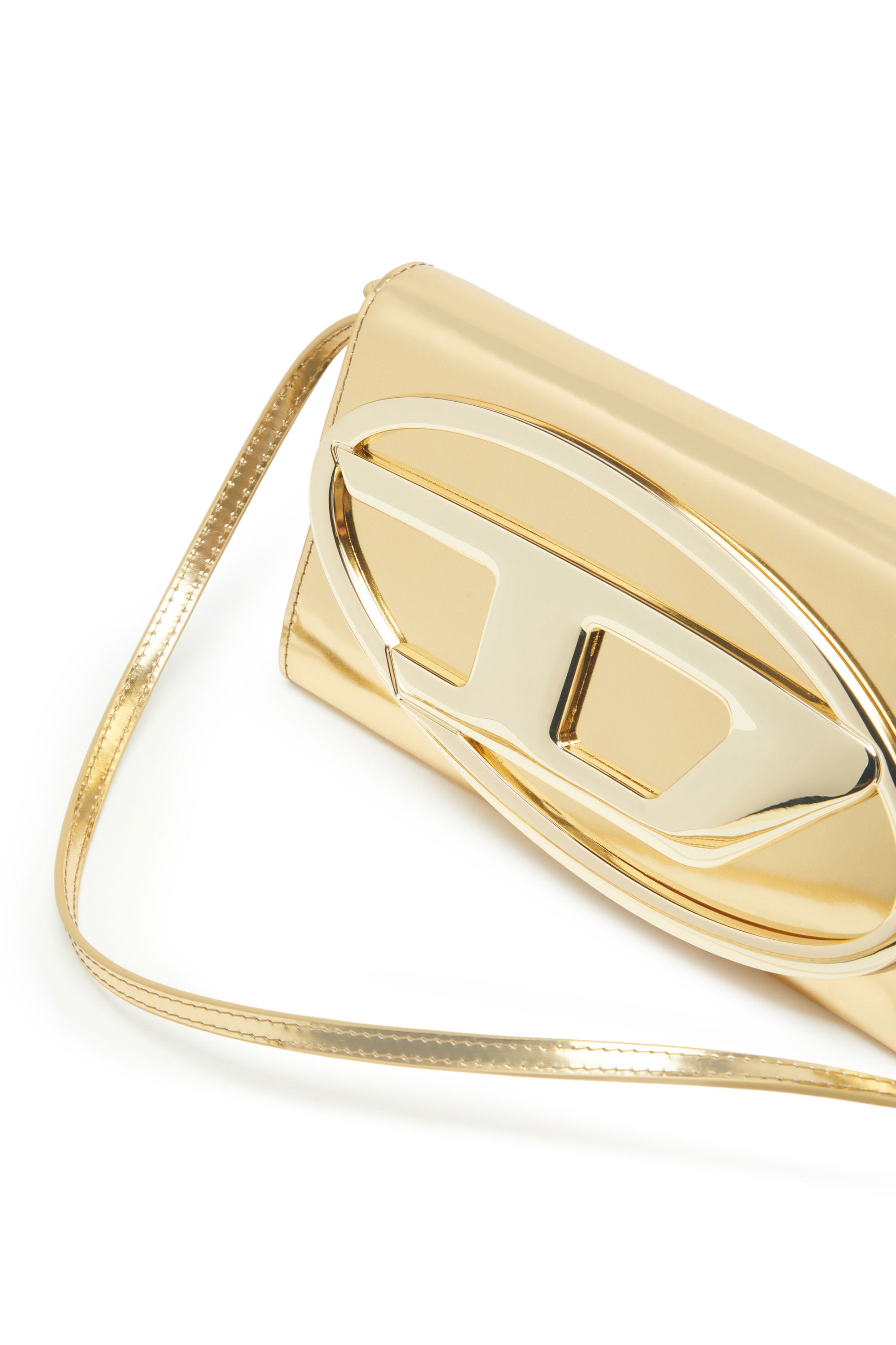 Women's Wallet purse in metallic leather | Oro | Diesel