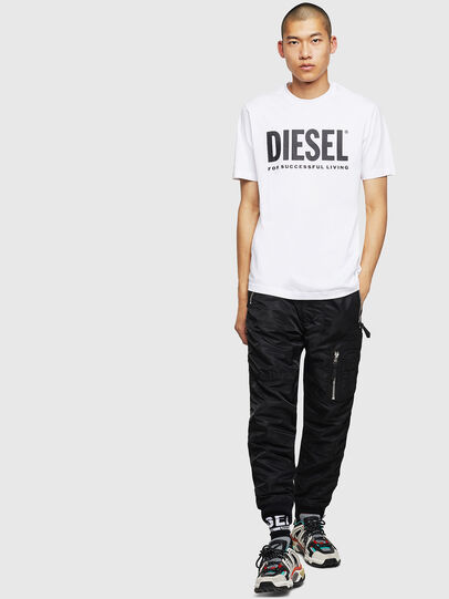 T-JUST-LOGO, White Diesel - T-JUST-LOGO, White - T-Shirts - Image 4