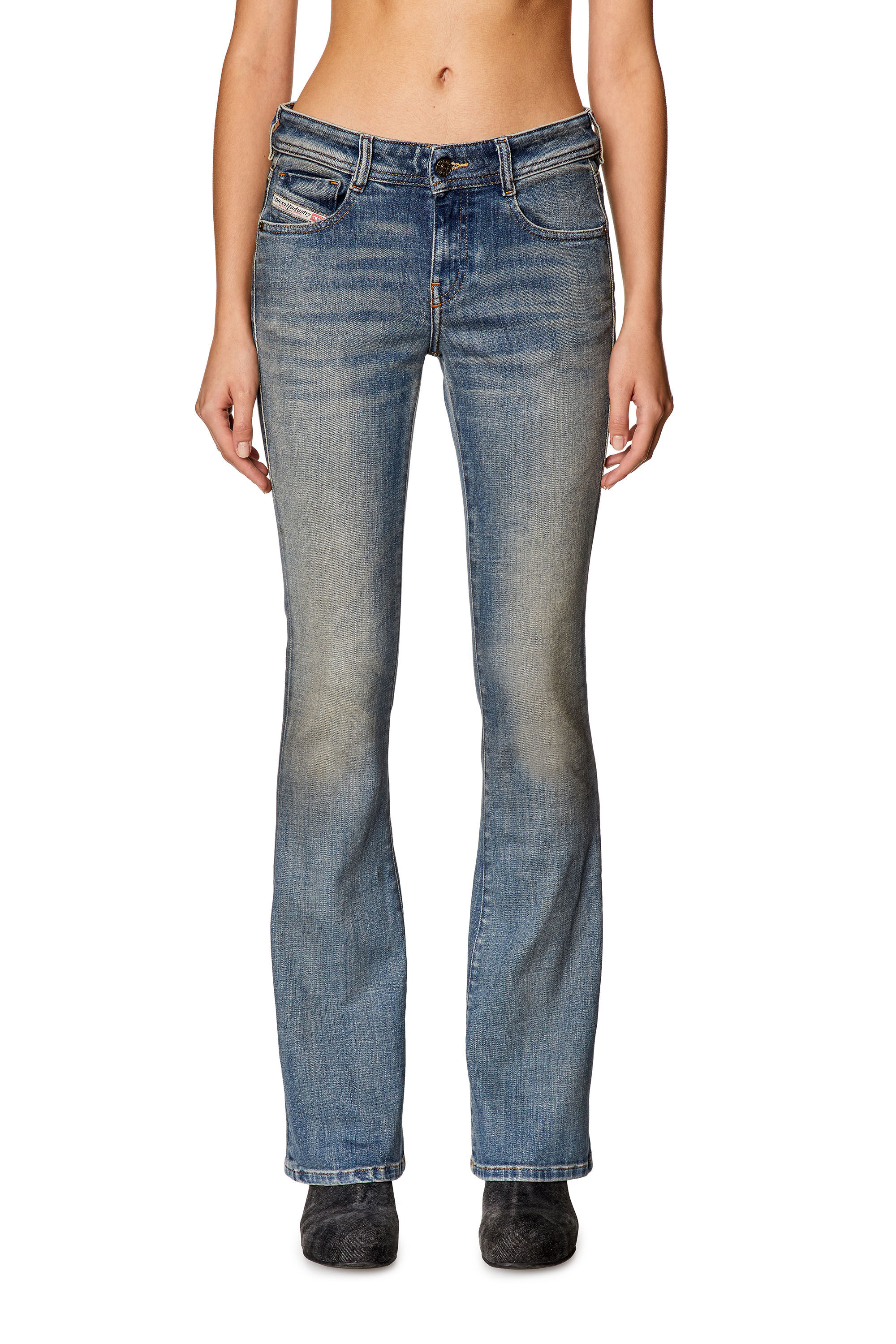 ◆DIESEL◆ DBay Denim Pants Blue A1100309H6901 A1100309H6901 Women's Bootcut Jeans | Medium blue | Diesel 1969 D-Ebbey