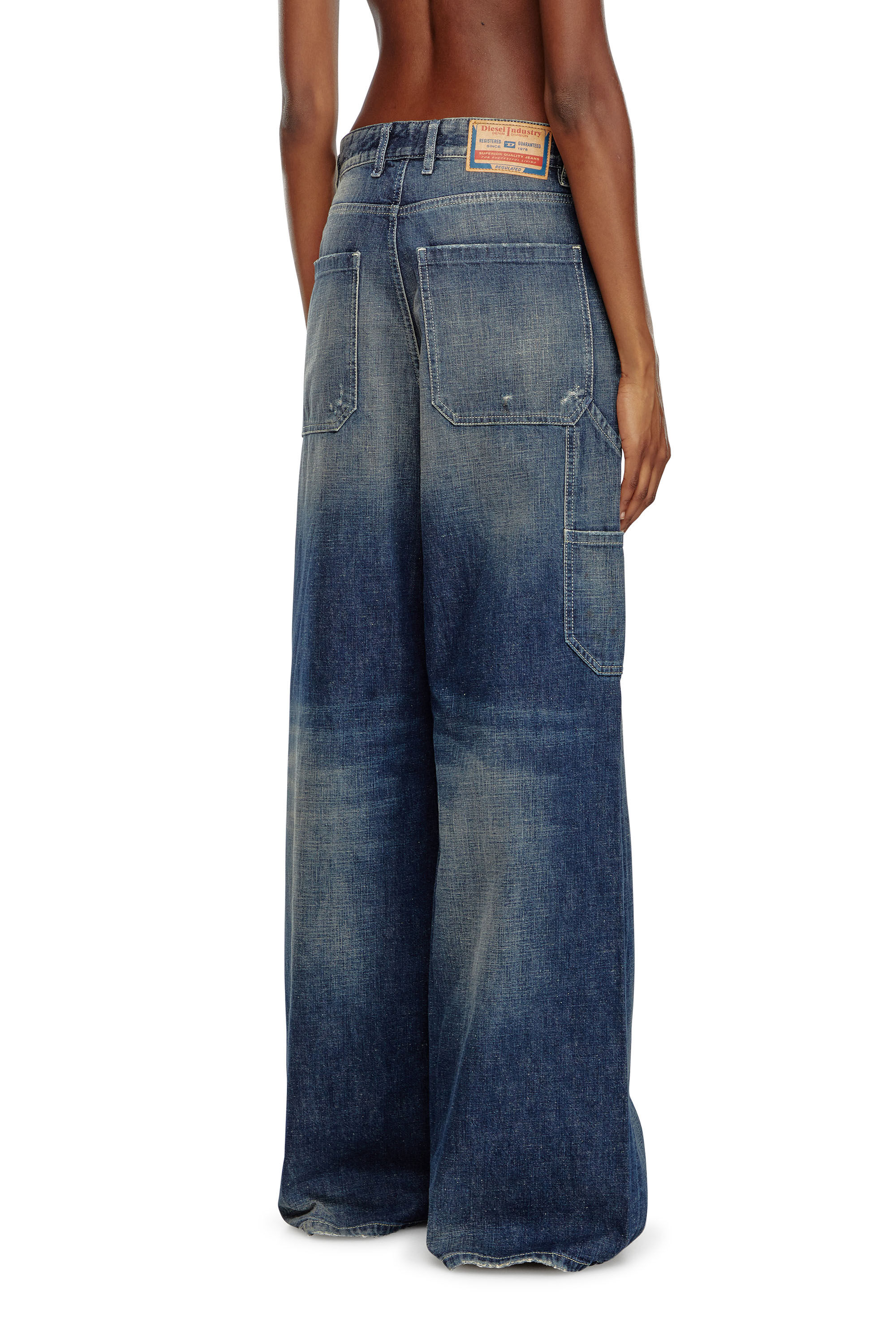 Women's Relaxed Jeans | Dark Blue | Diesel 1996 D-Sire