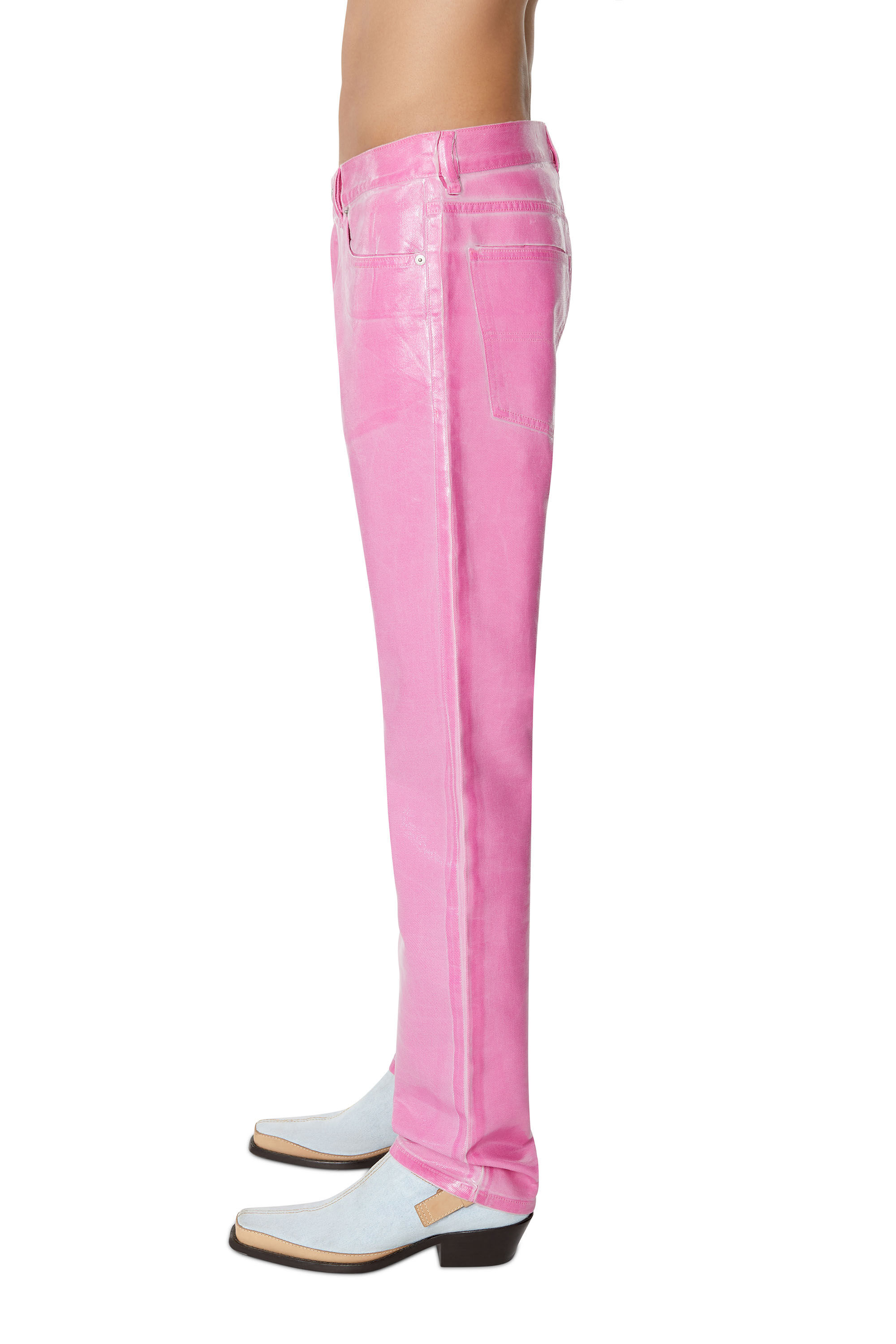 Diesel - 1995 D-Sark 09E50 Straight Jeans, Pink - Image 6
