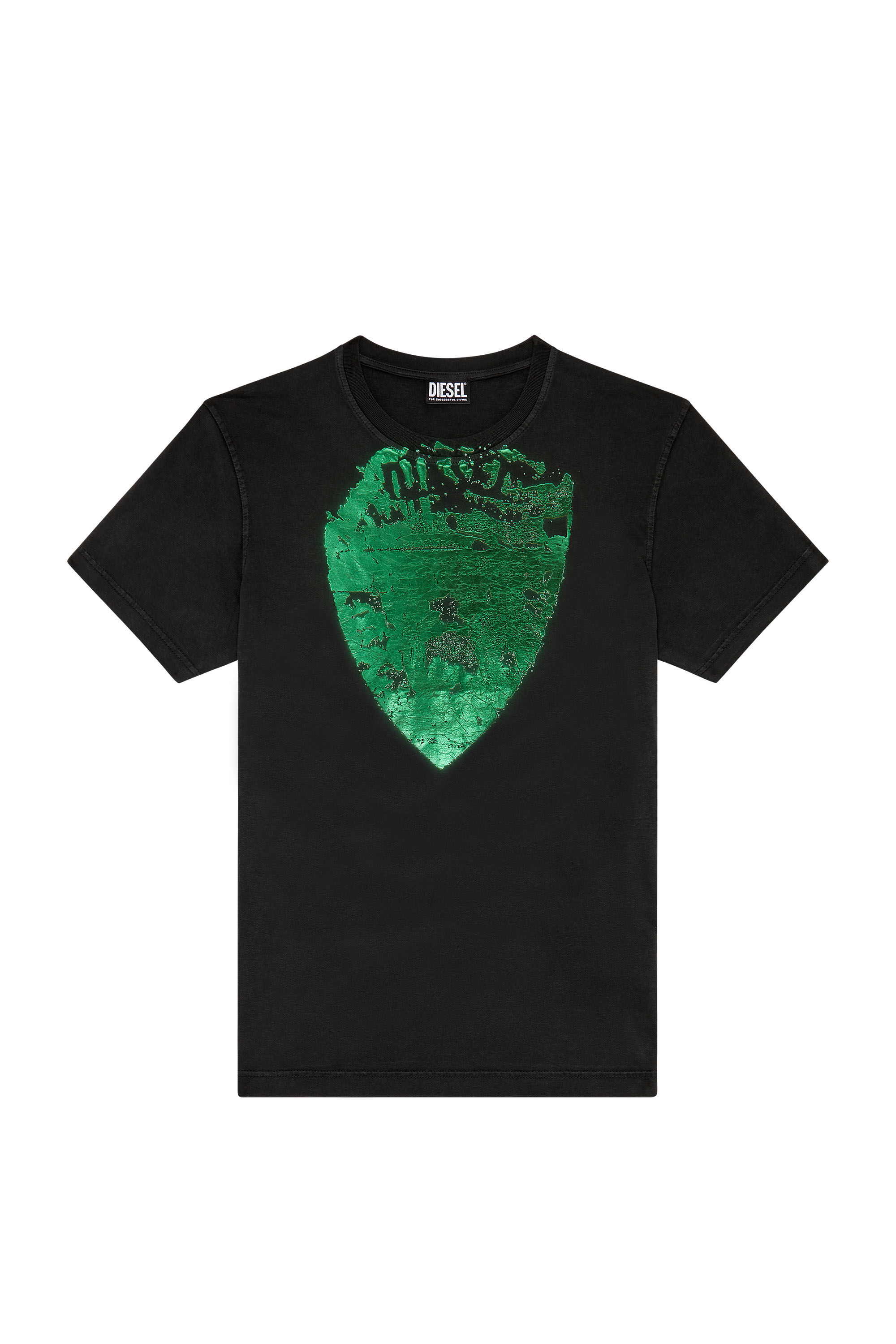 セール 登場から人気沸騰 T-DIEGOR-G11 Man: T-shirt with metallic shield print | Diesel トップス