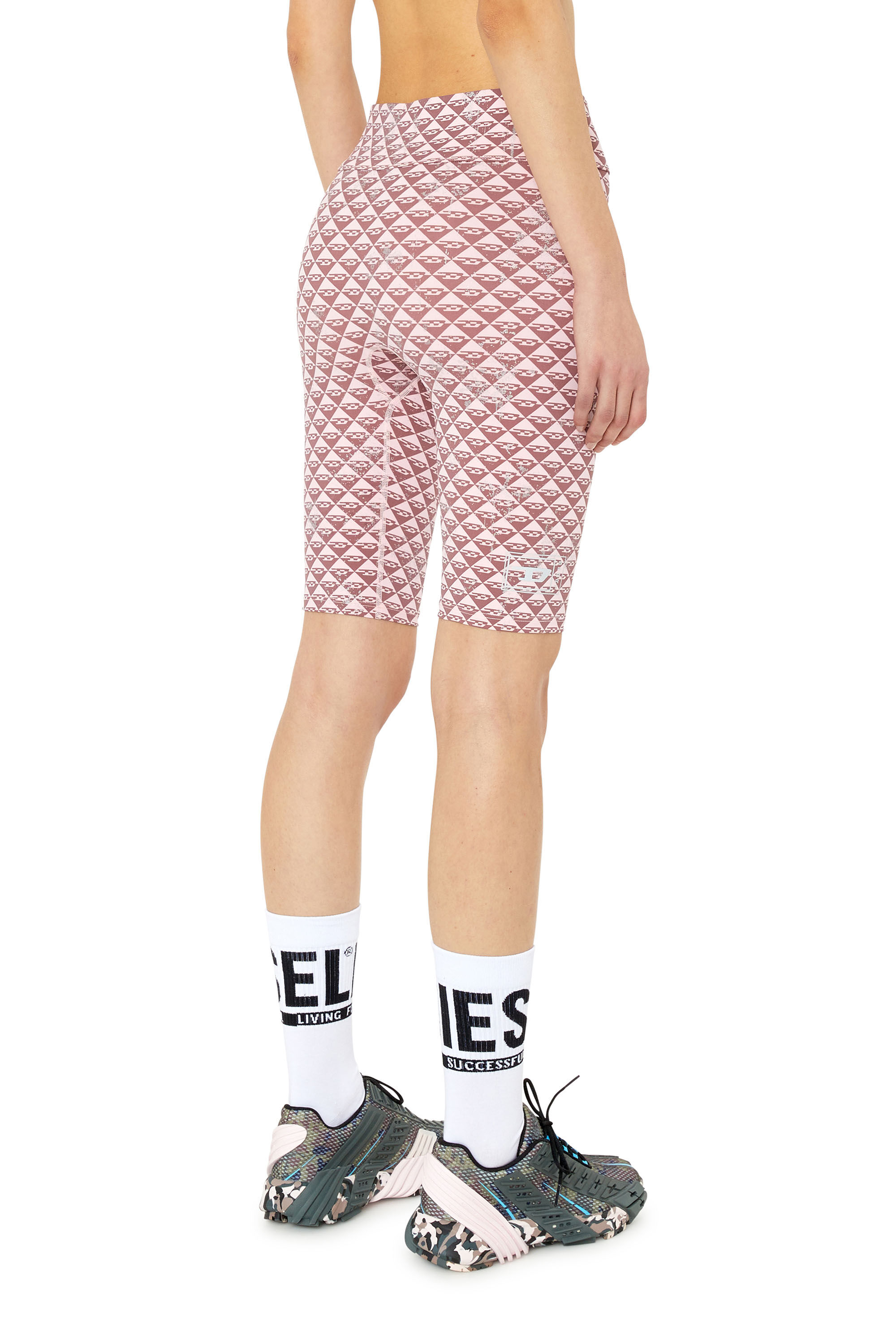 AWSB-JIA-WT21 Woman: Cycling shorts with reflective details | Diesel