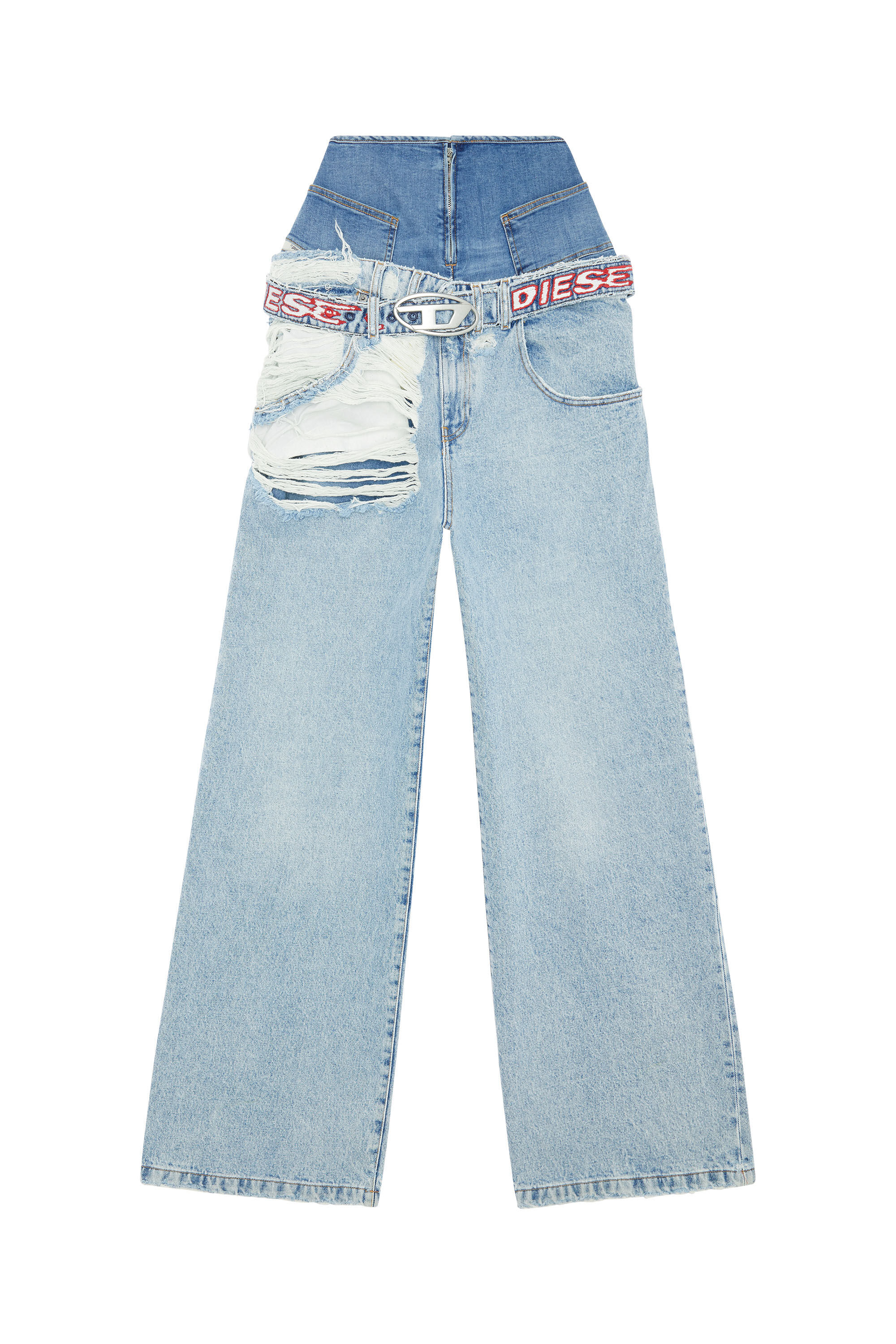 Diesel - Boyfriend Jeans D-Illin 0EMAG, Azul Claro - Image 2