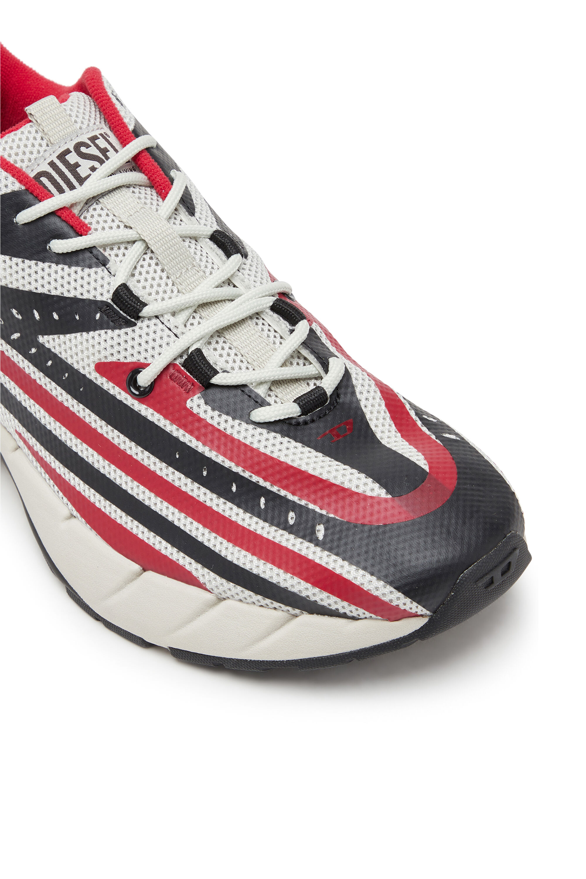 Men's D-Airspeed Low-Striped sneakers in coated mesh | Multicolor | Diesel