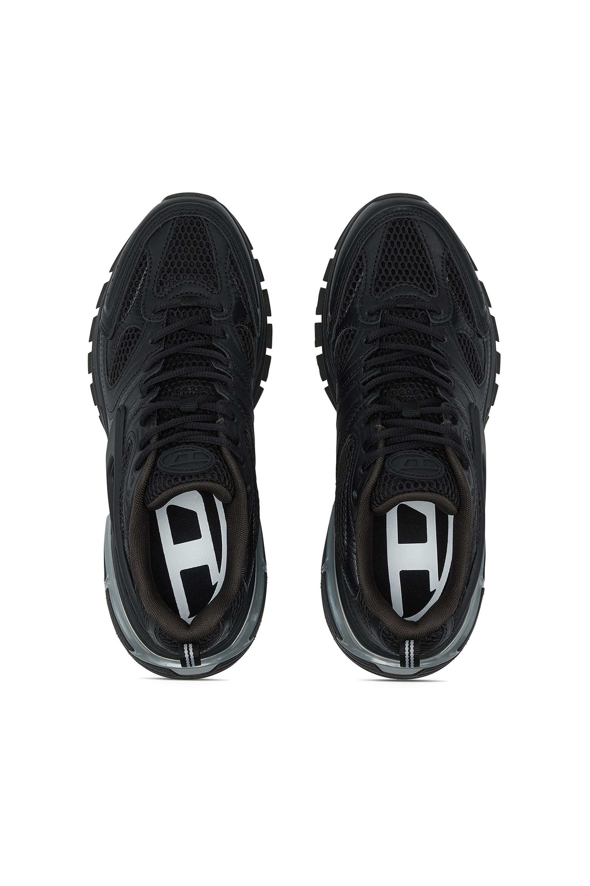 Diesel - S-SERENDIPITY PRO-X1, S-Serendipity-Cinturón de cuero con hebilla con el logotipo brillante Hombre in Negro - 4