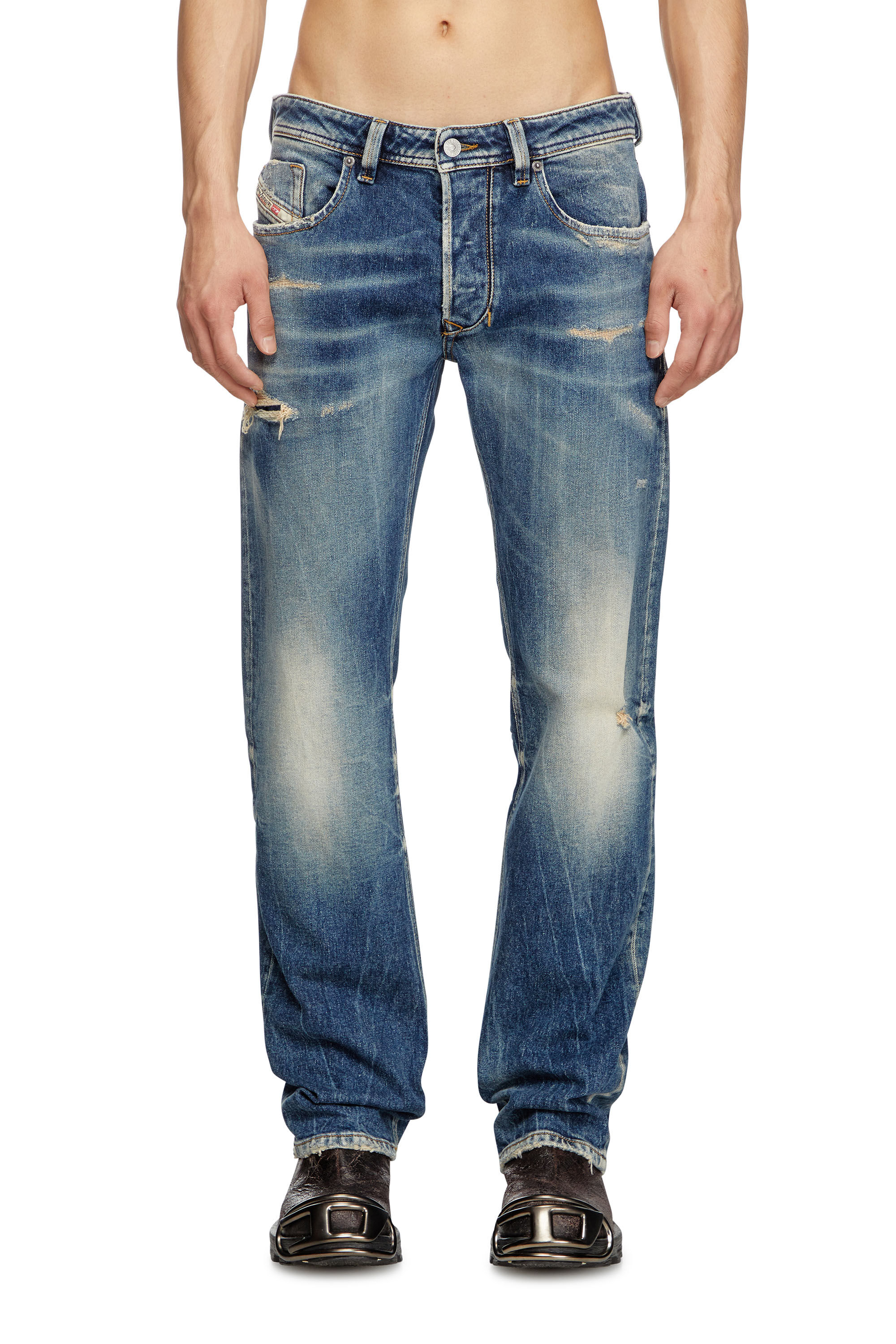 Diesel - Regular Jeans 1985 Larkee 007Y6 Hombre, Azul Oscuro - 3